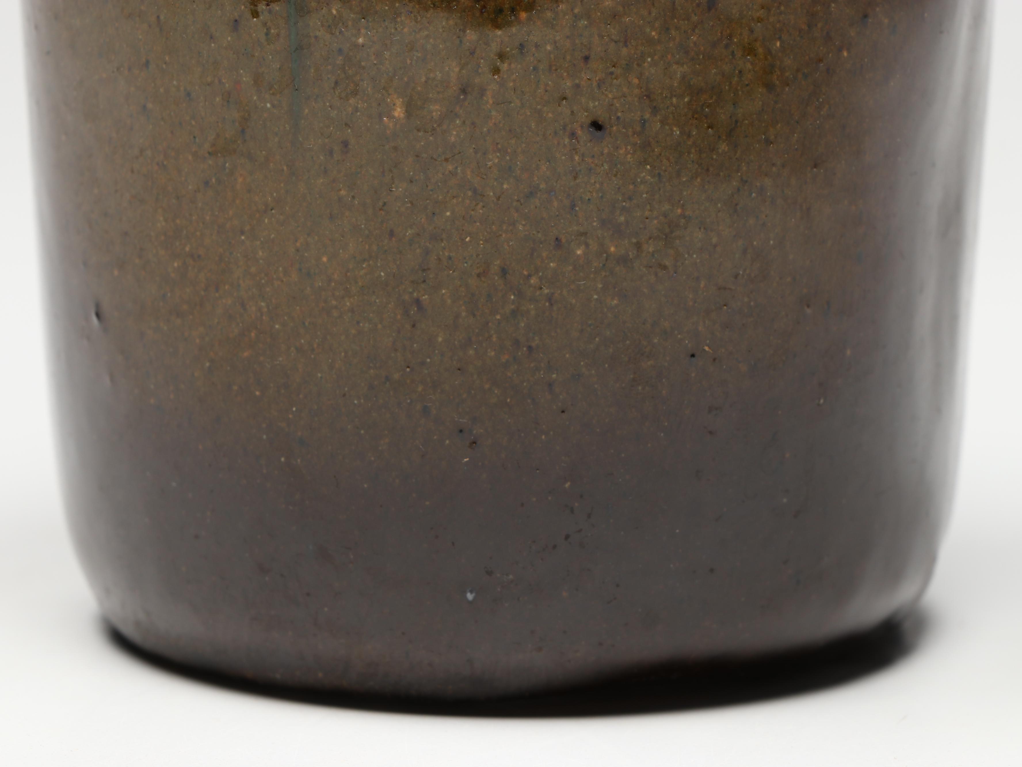 McCoy Pottery Loy-Nel-Art Hand-Painted Pansy Vase, Early 20th C.