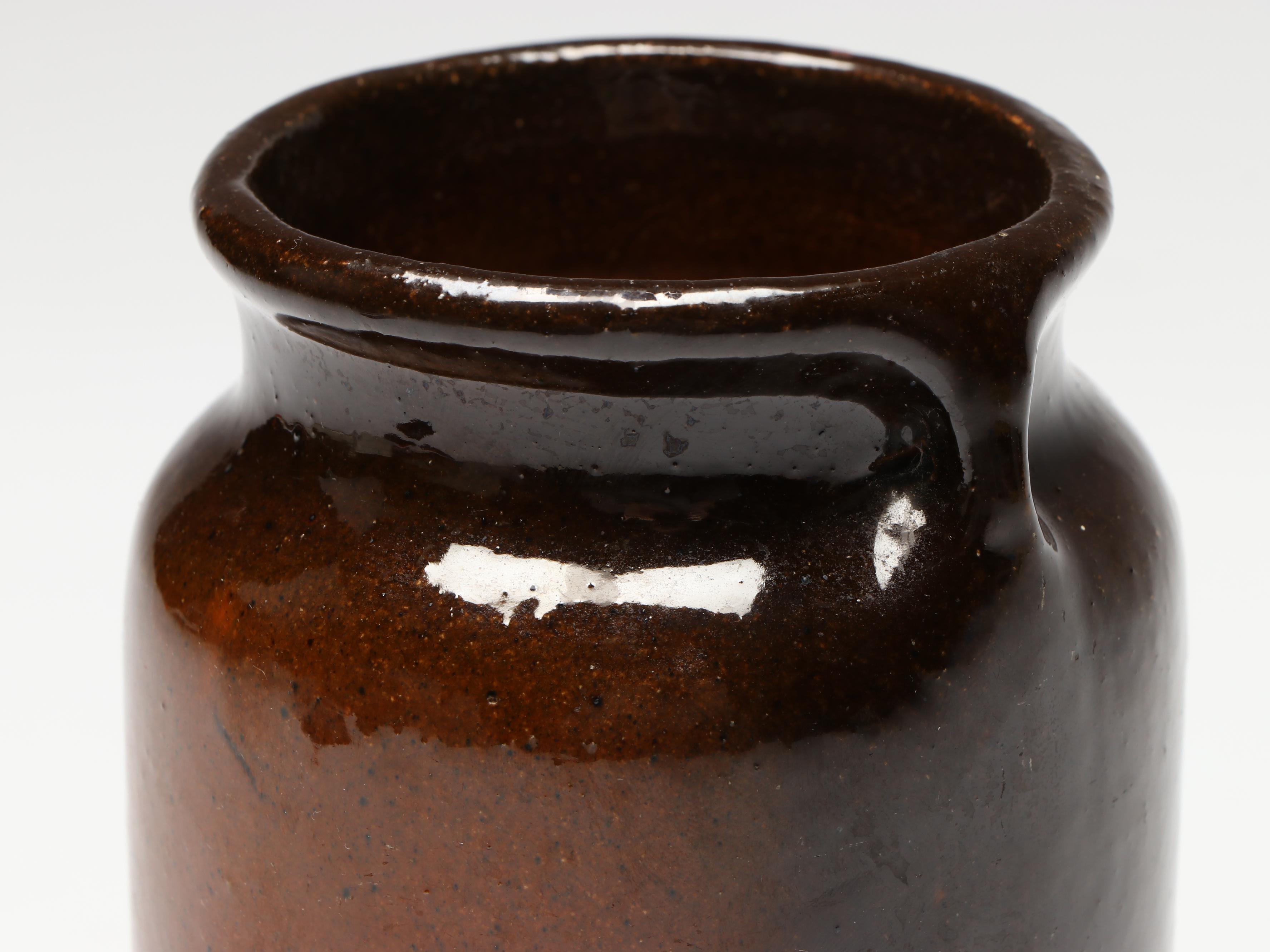 McCoy Pottery Loy-Nel-Art Hand-Painted Pansy Vase, Early 20th C.