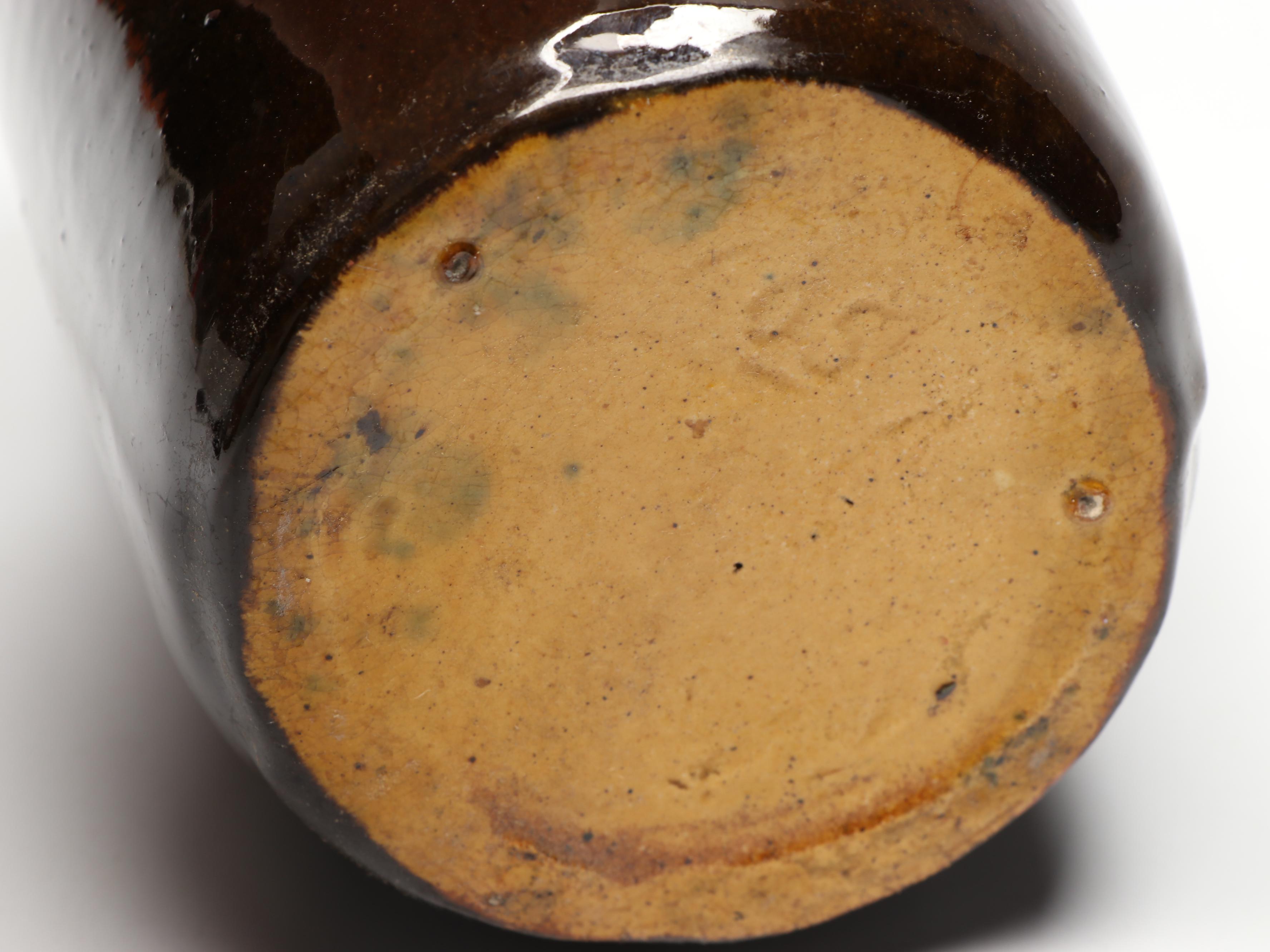 McCoy Pottery Loy-Nel-Art Hand-Painted Pansy Vase, Early 20th C.