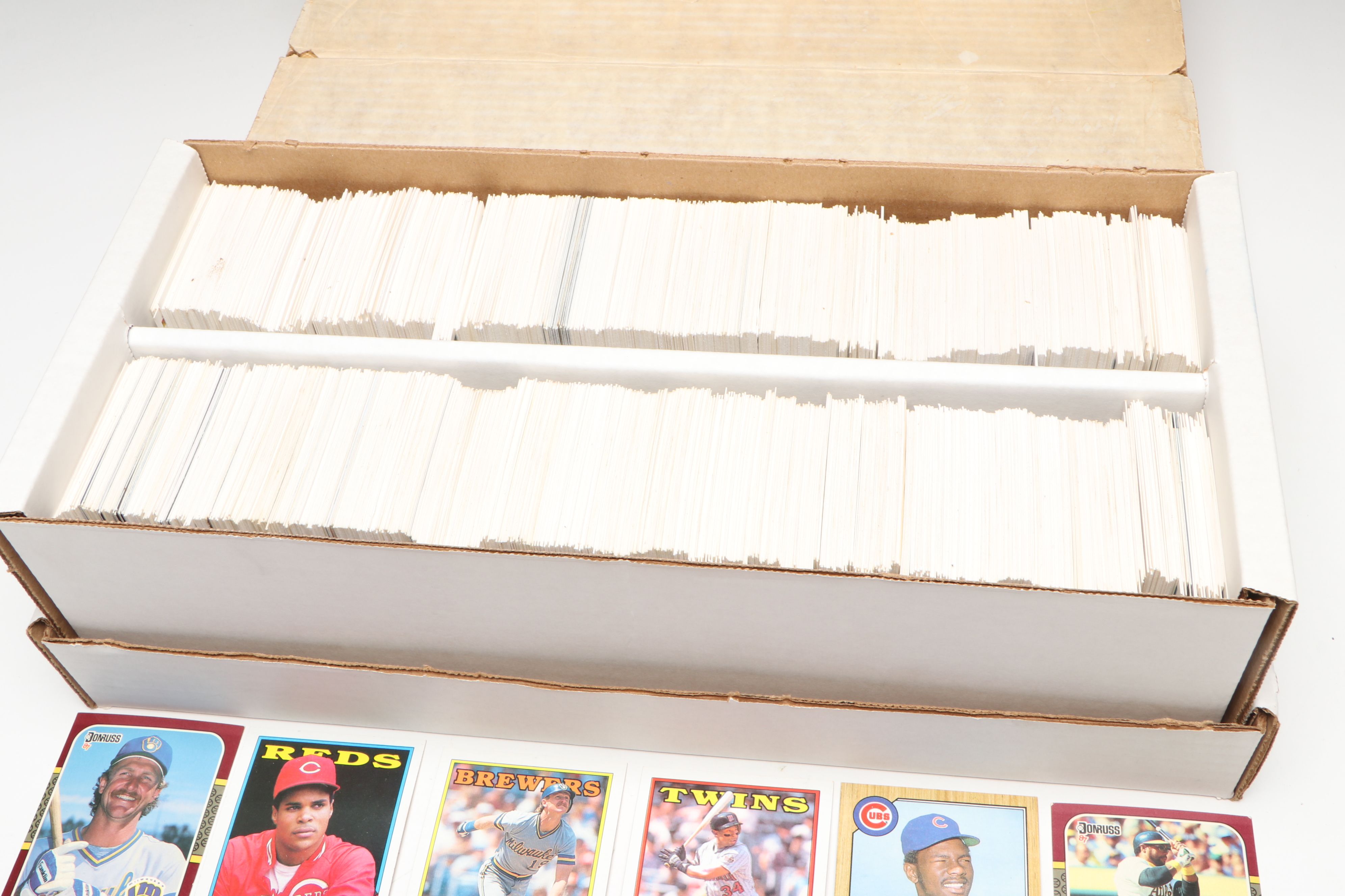 Five Different Baseball Card Year Sets, Topps, Donruss, and More, 80s and 90s