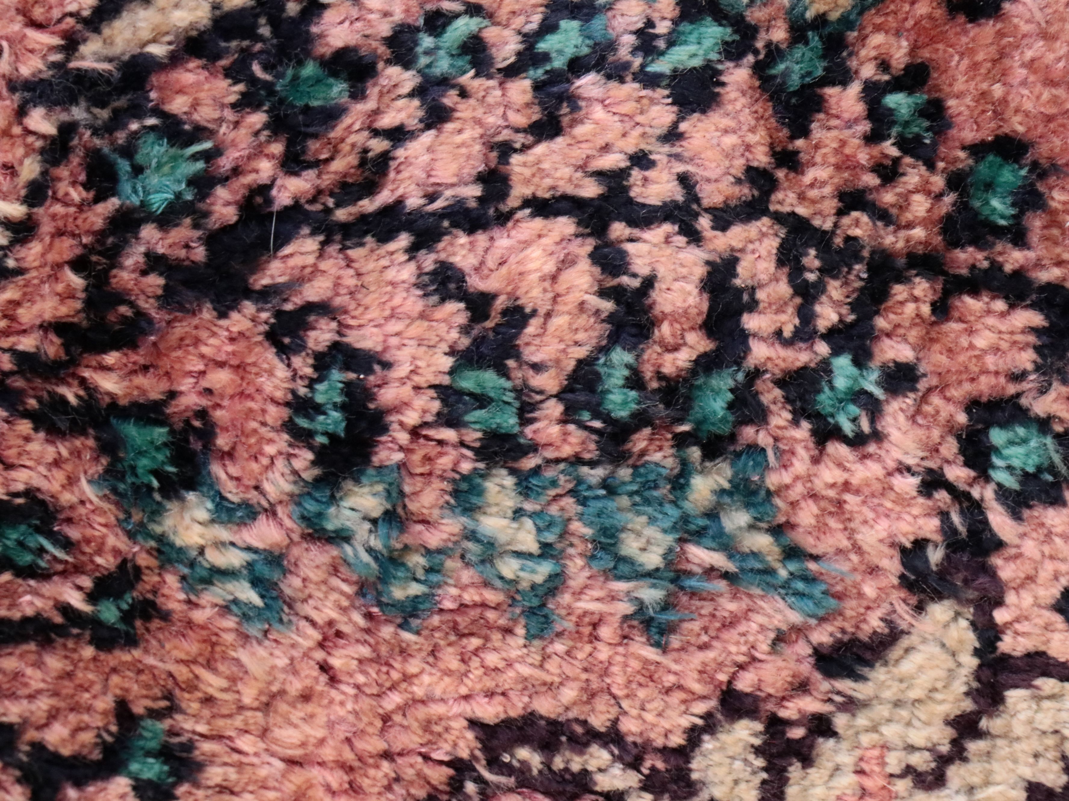 10' x 14'2 Hand-Knotted Persian Kerman Silk Blend Room Sized Rug