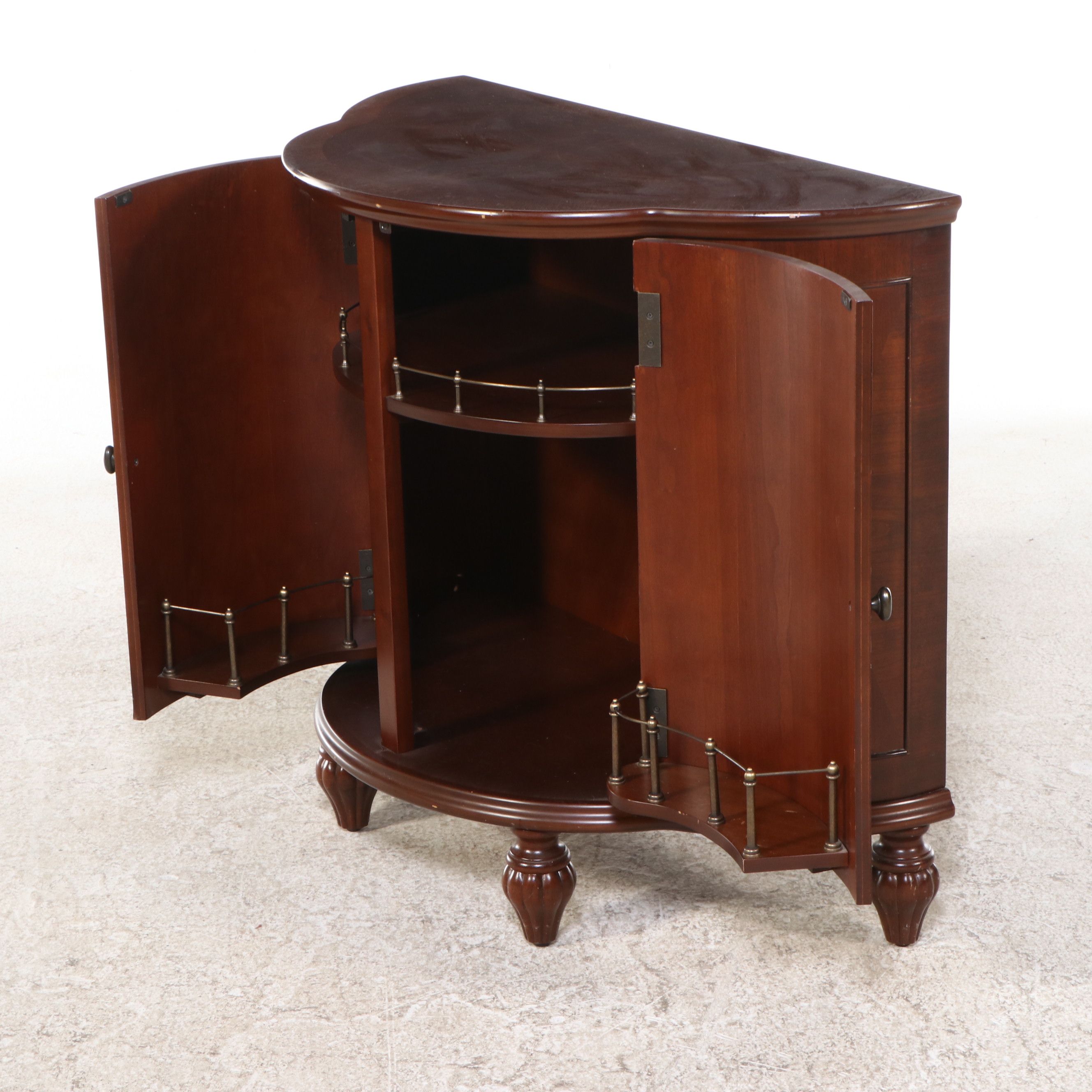 Bombay Co. Loped Bar Cabinet