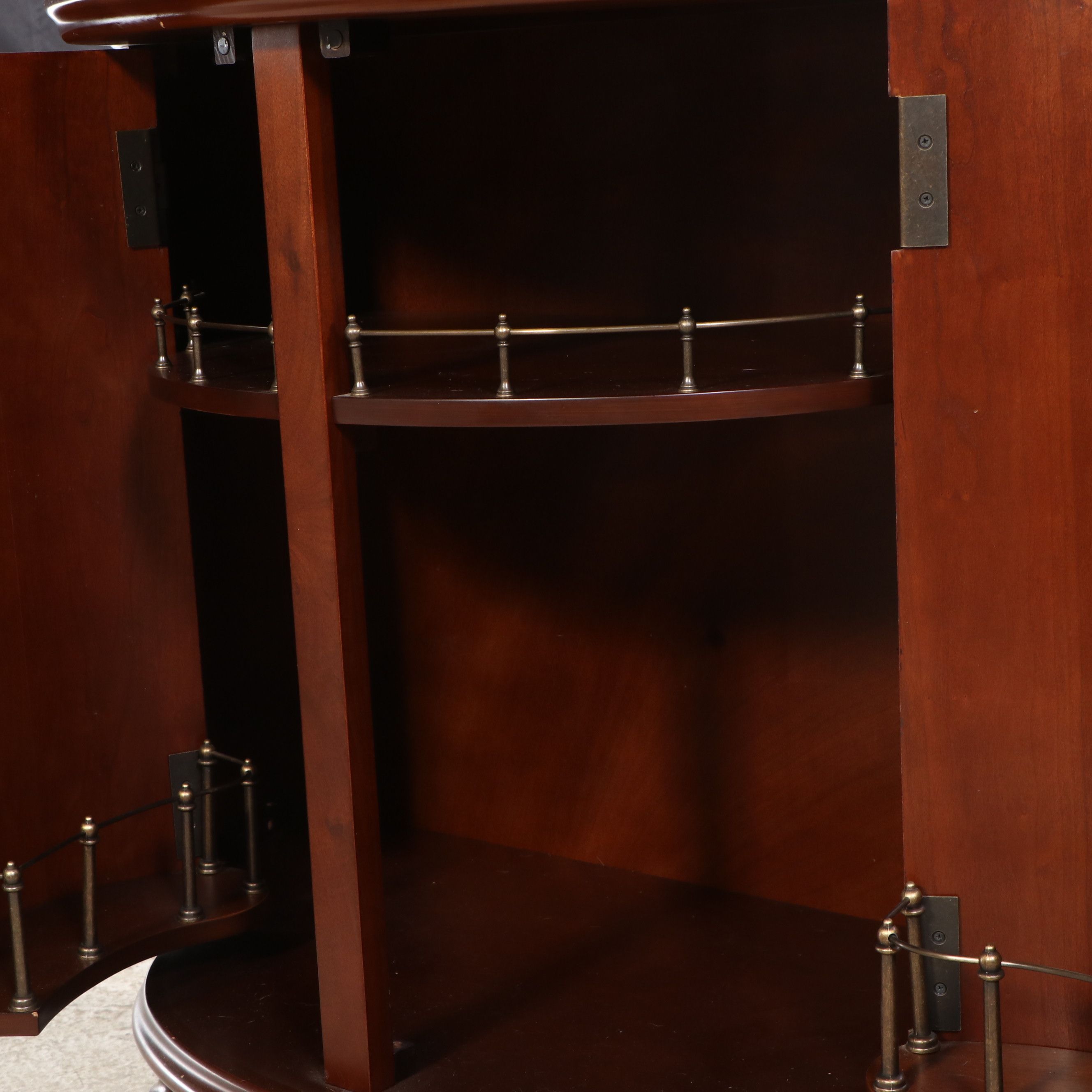 Bombay Co. Loped Bar Cabinet