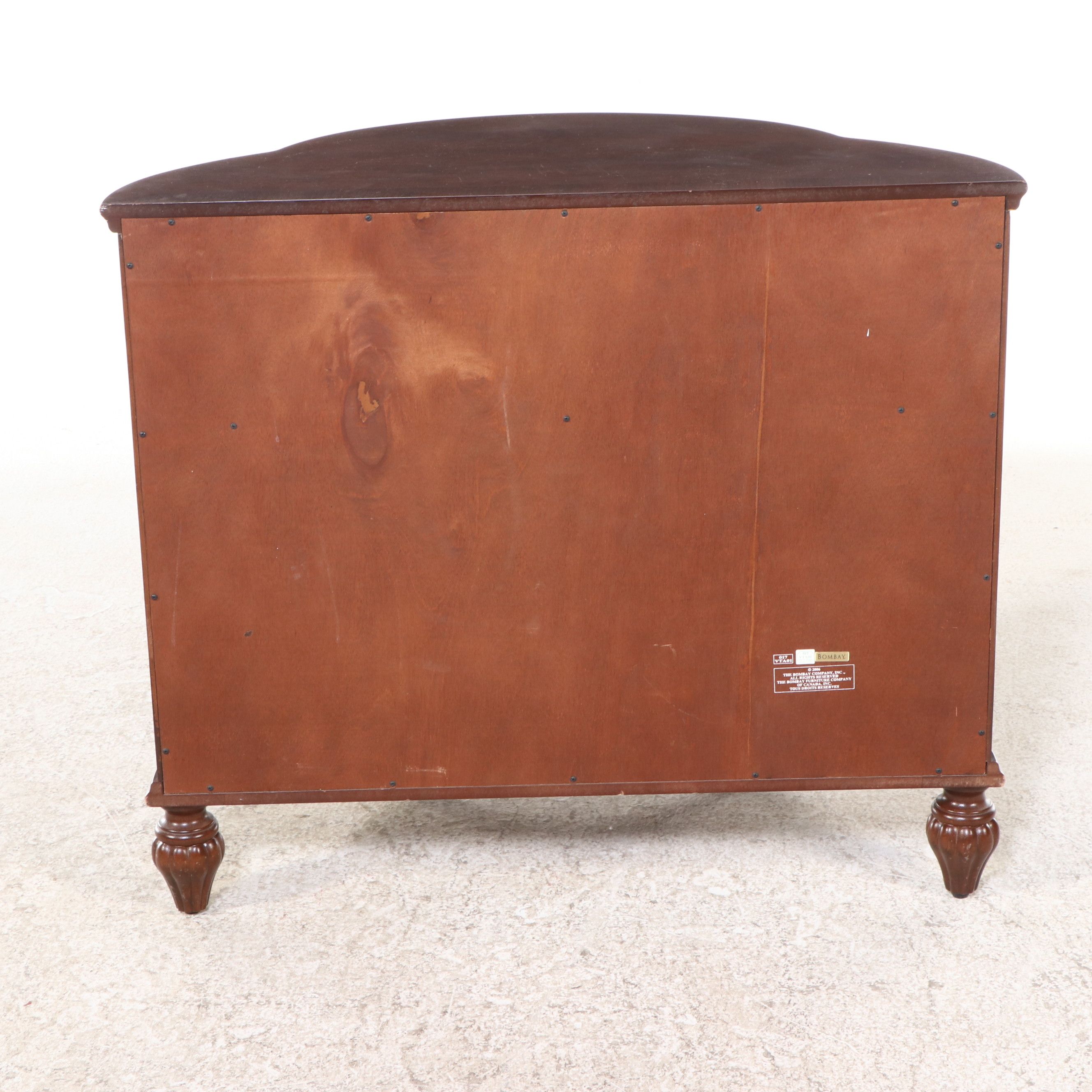 Bombay Co. Loped Bar Cabinet