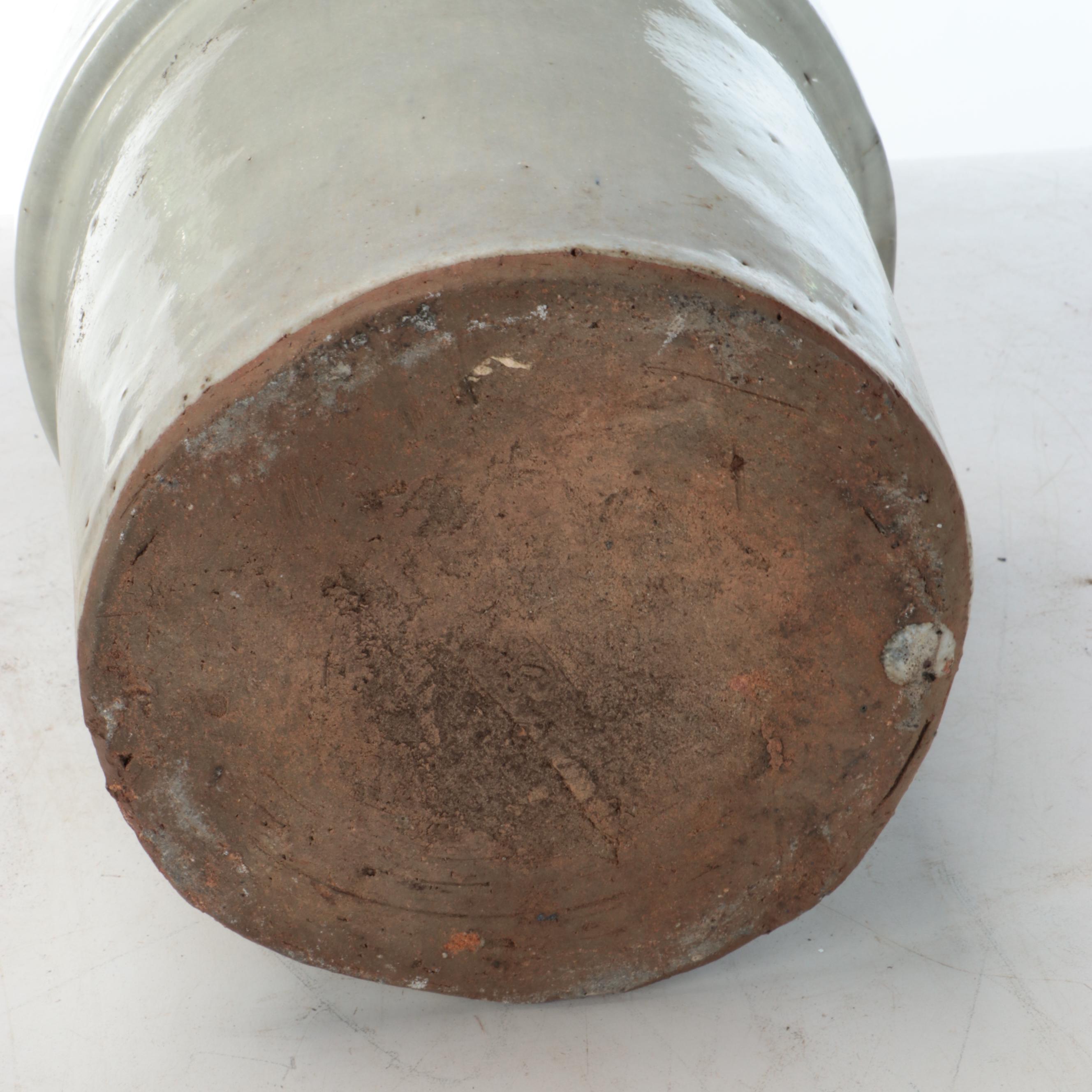 Colorful Scalloped and Other Ceramic Planters