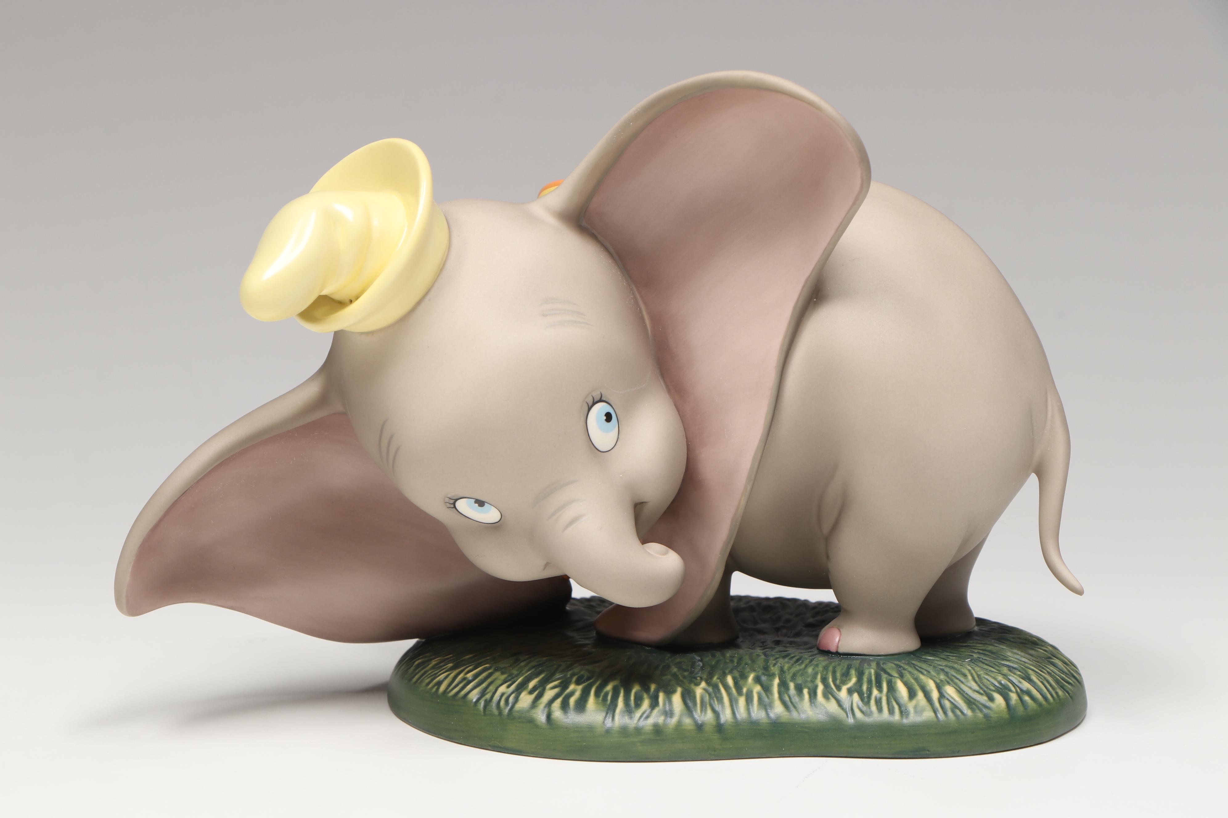 Disney "Trust Timothy" and More Dumbo Porcelain Figurines, 2000s
