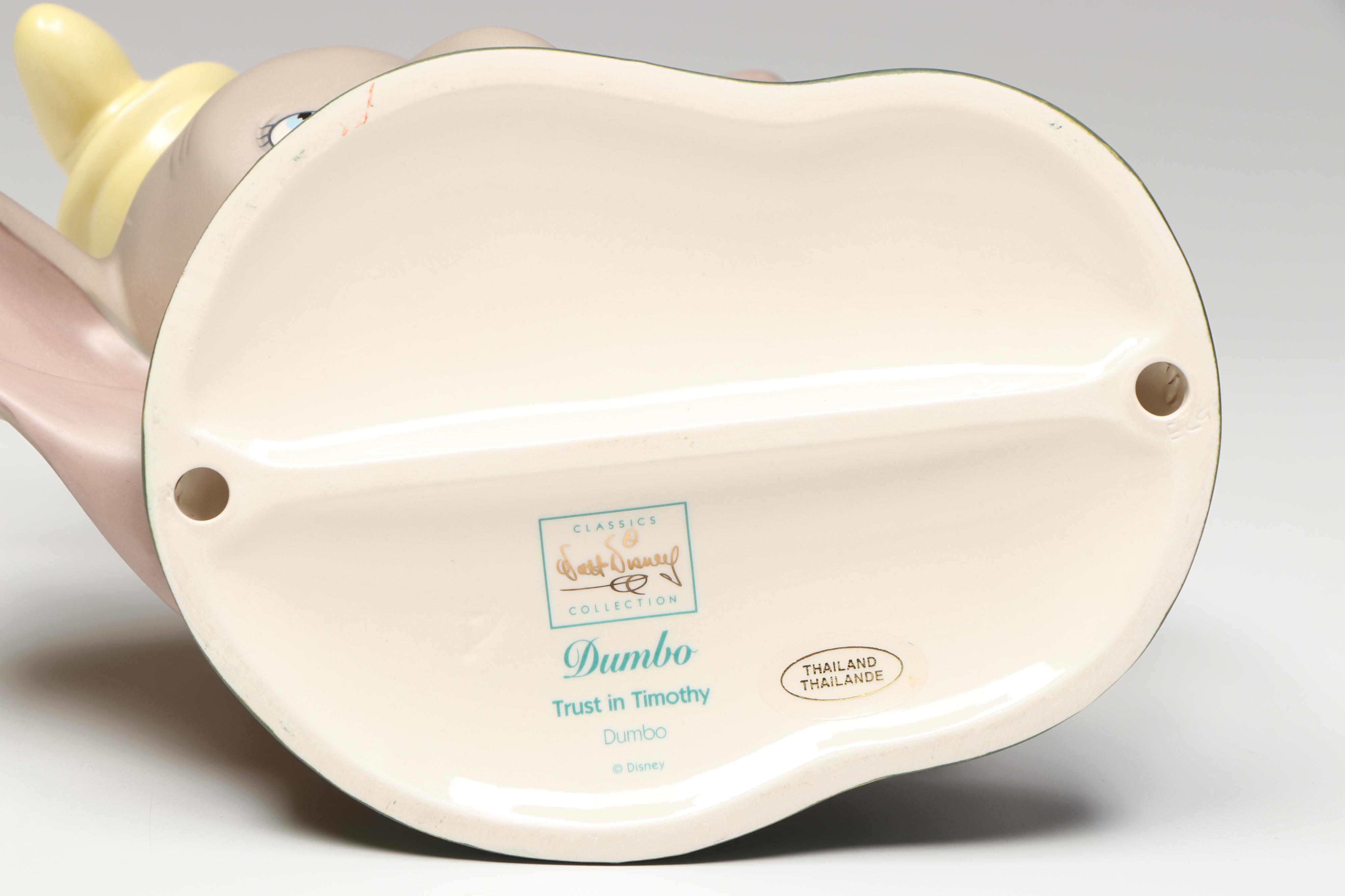 Disney "Trust Timothy" and More Dumbo Porcelain Figurines, 2000s