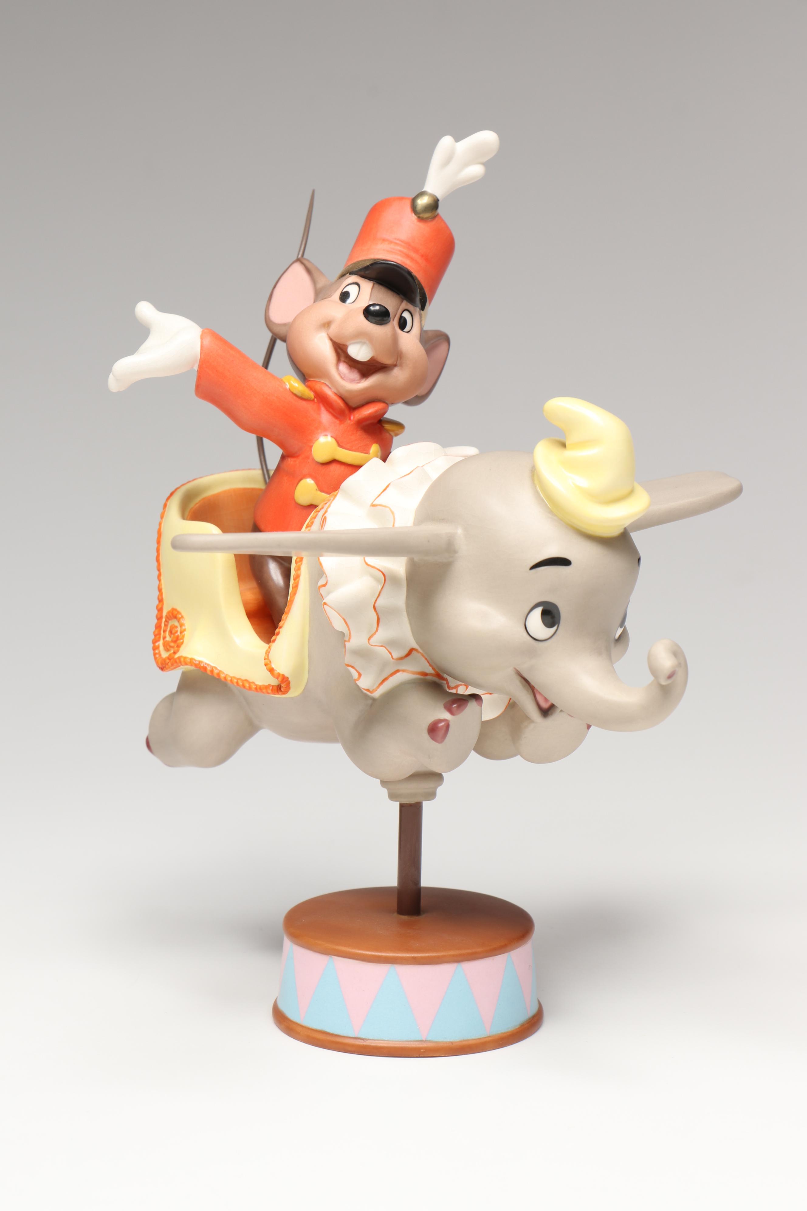 Disney "Trust Timothy" and More Dumbo Porcelain Figurines, 2000s