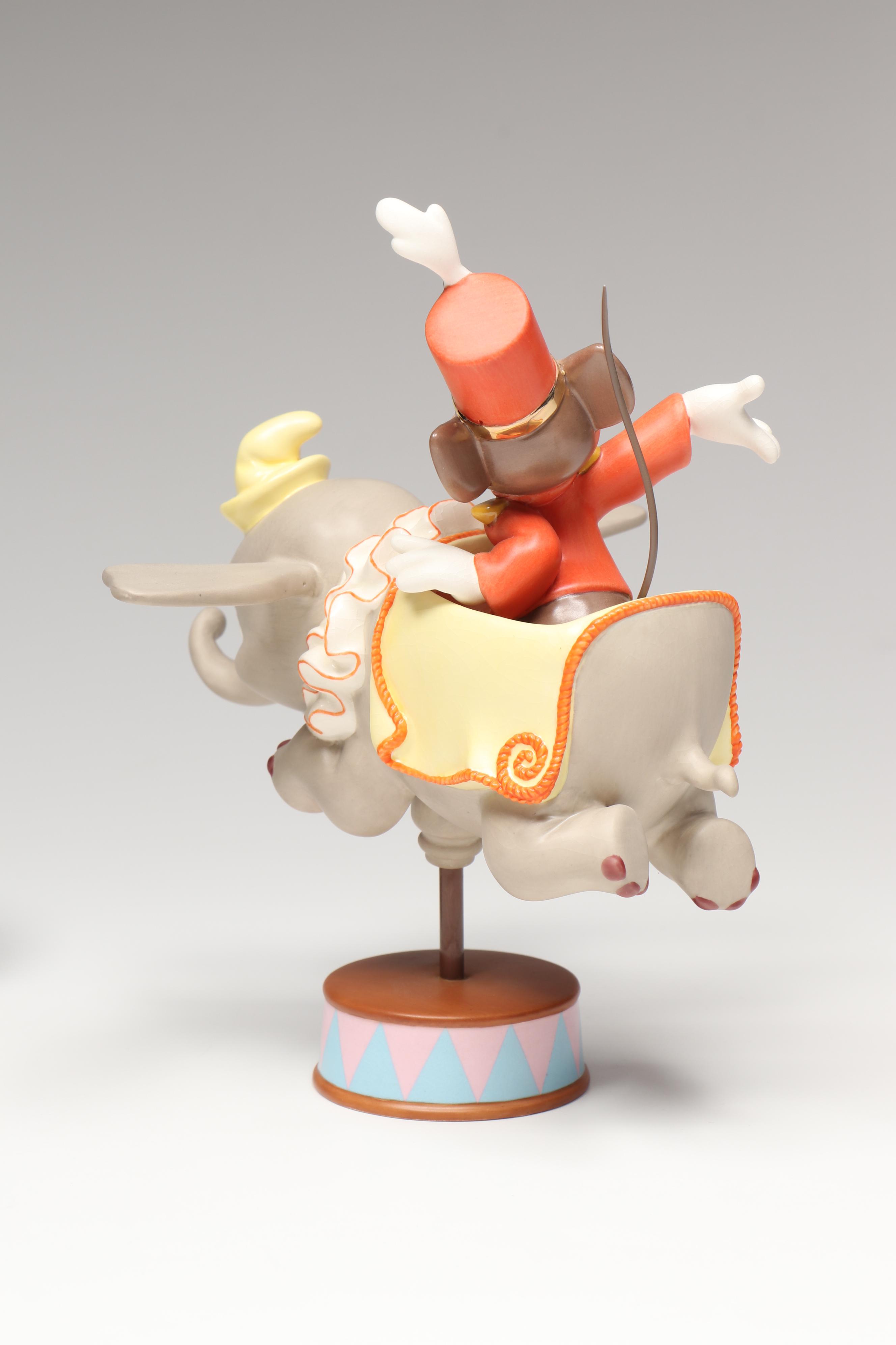 Disney "Trust Timothy" and More Dumbo Porcelain Figurines, 2000s