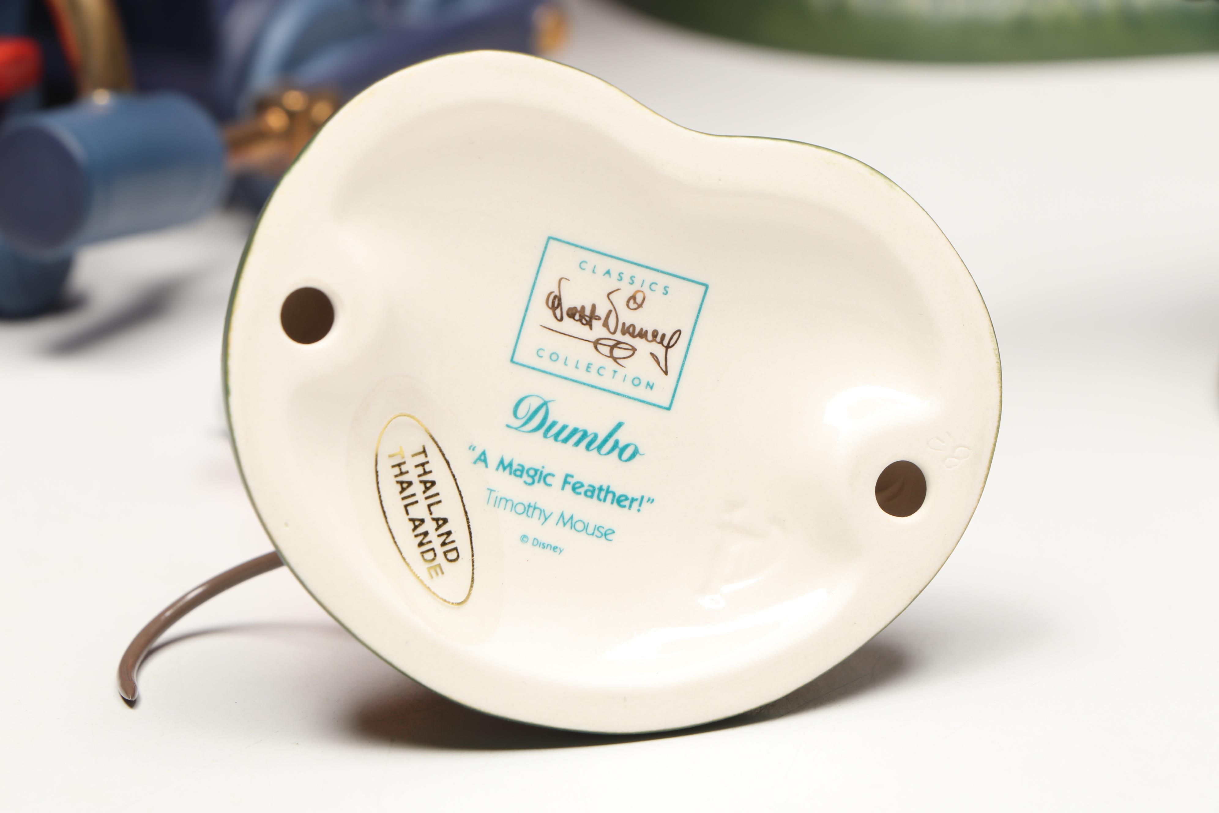 Disney "Trust Timothy" and More Dumbo Porcelain Figurines, 2000s