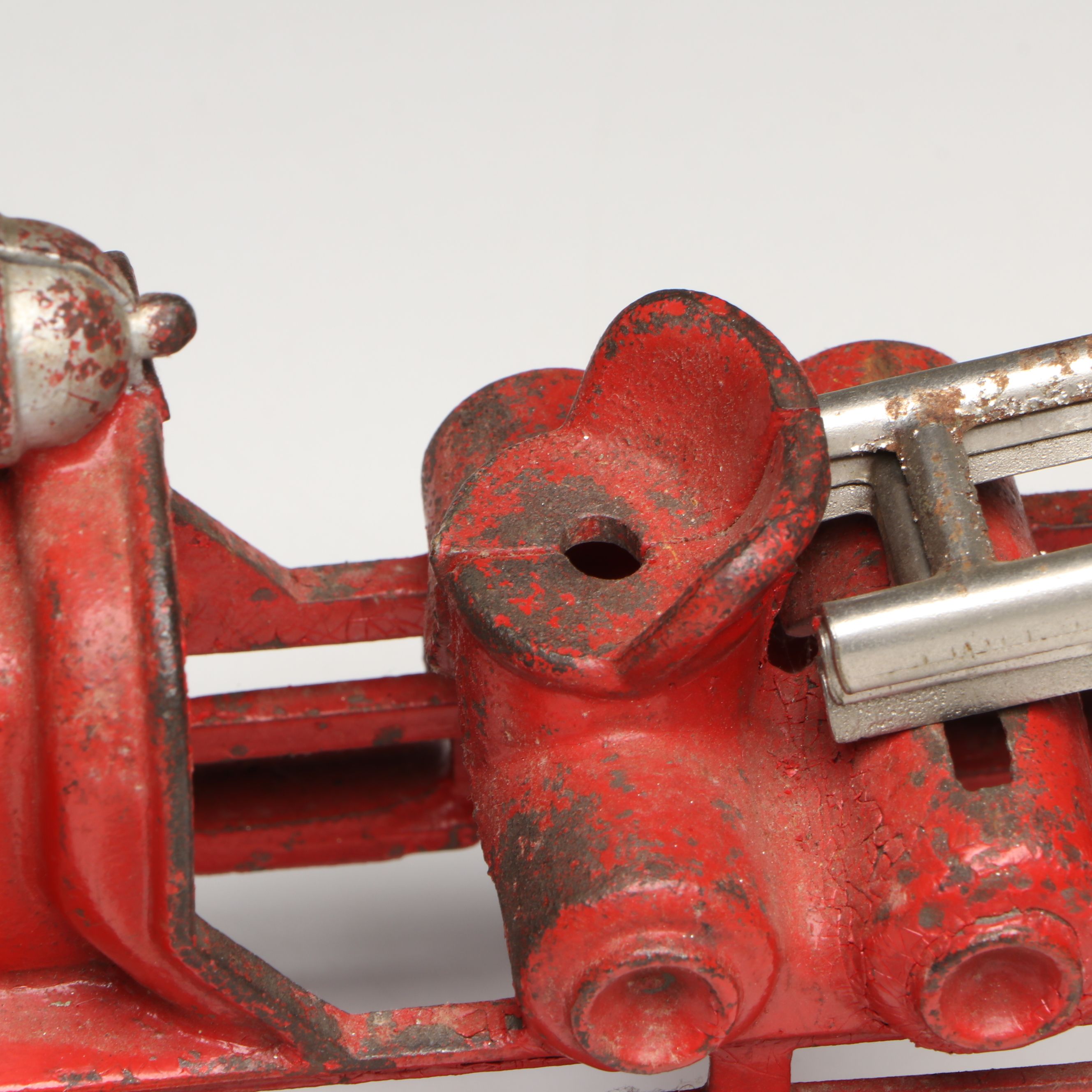 Hubley Cold-Painted Cast Iron Fire Ladder Truck, Early 20th Century