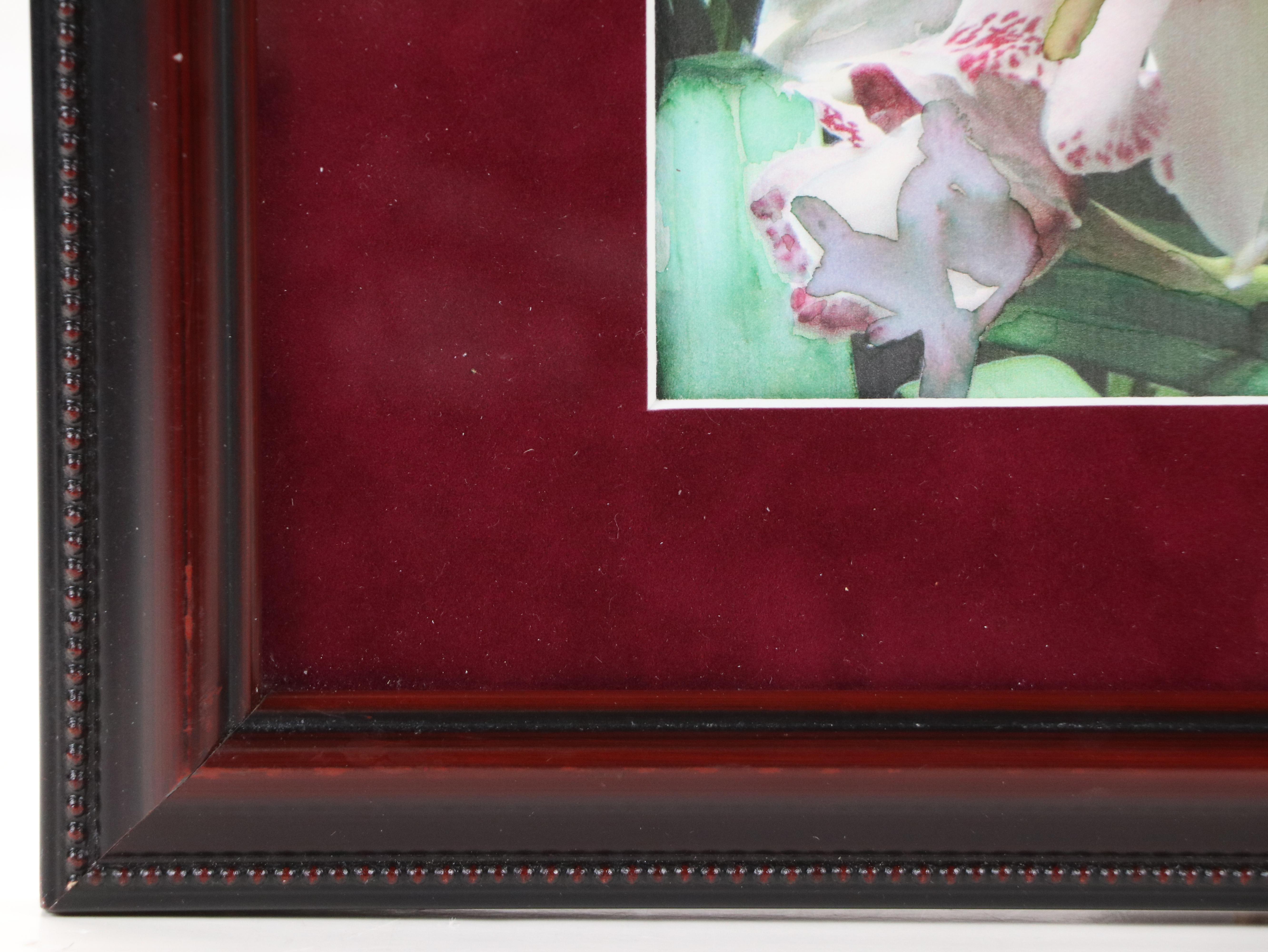 Floral Giclée of Cymbidium Orchids, 21st Century