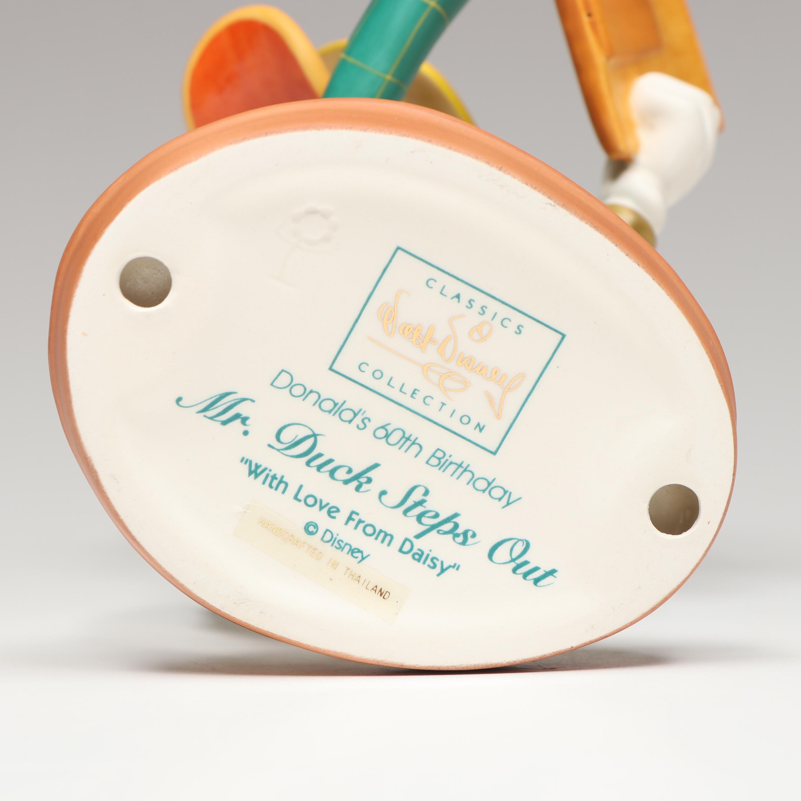 Disney Mr. Duck Steps Out "With Love from Daisy" and More Porcelain Figurines