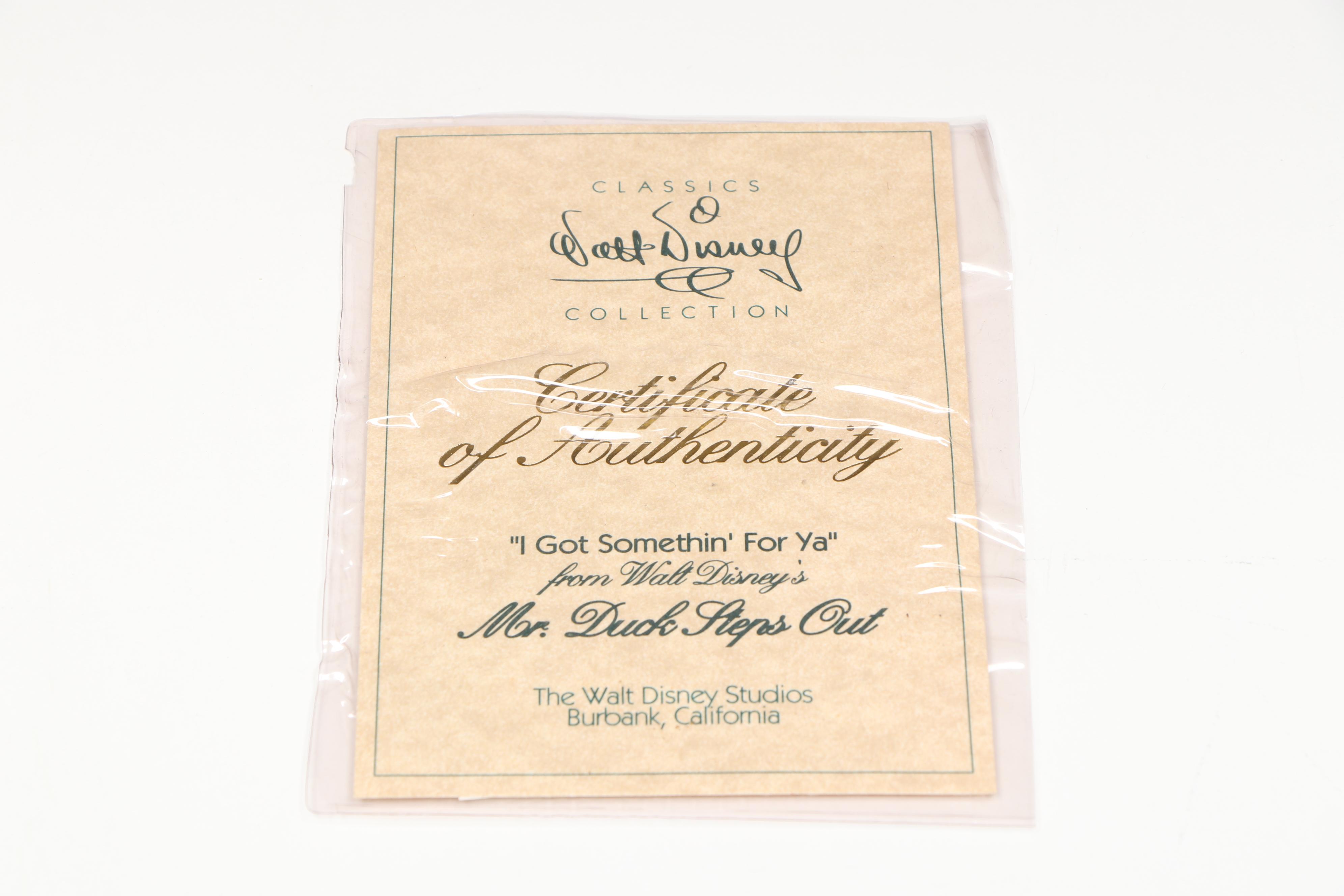 Disney Mr. Duck Steps Out "With Love from Daisy" and More Porcelain Figurines