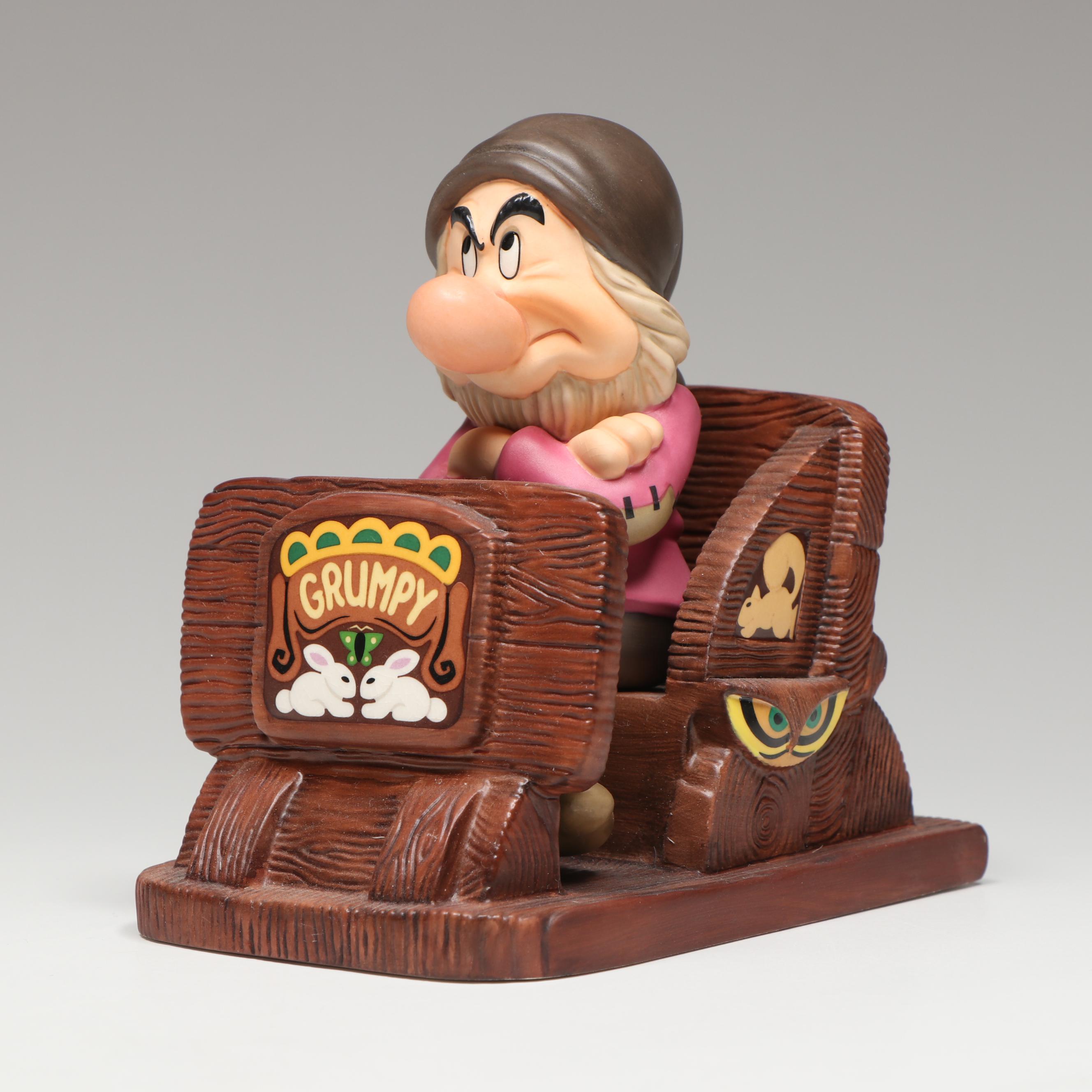 Disney Snow White "Hmph! I Ain't Scared" Fantasyland Porcelain Figurine, 2001