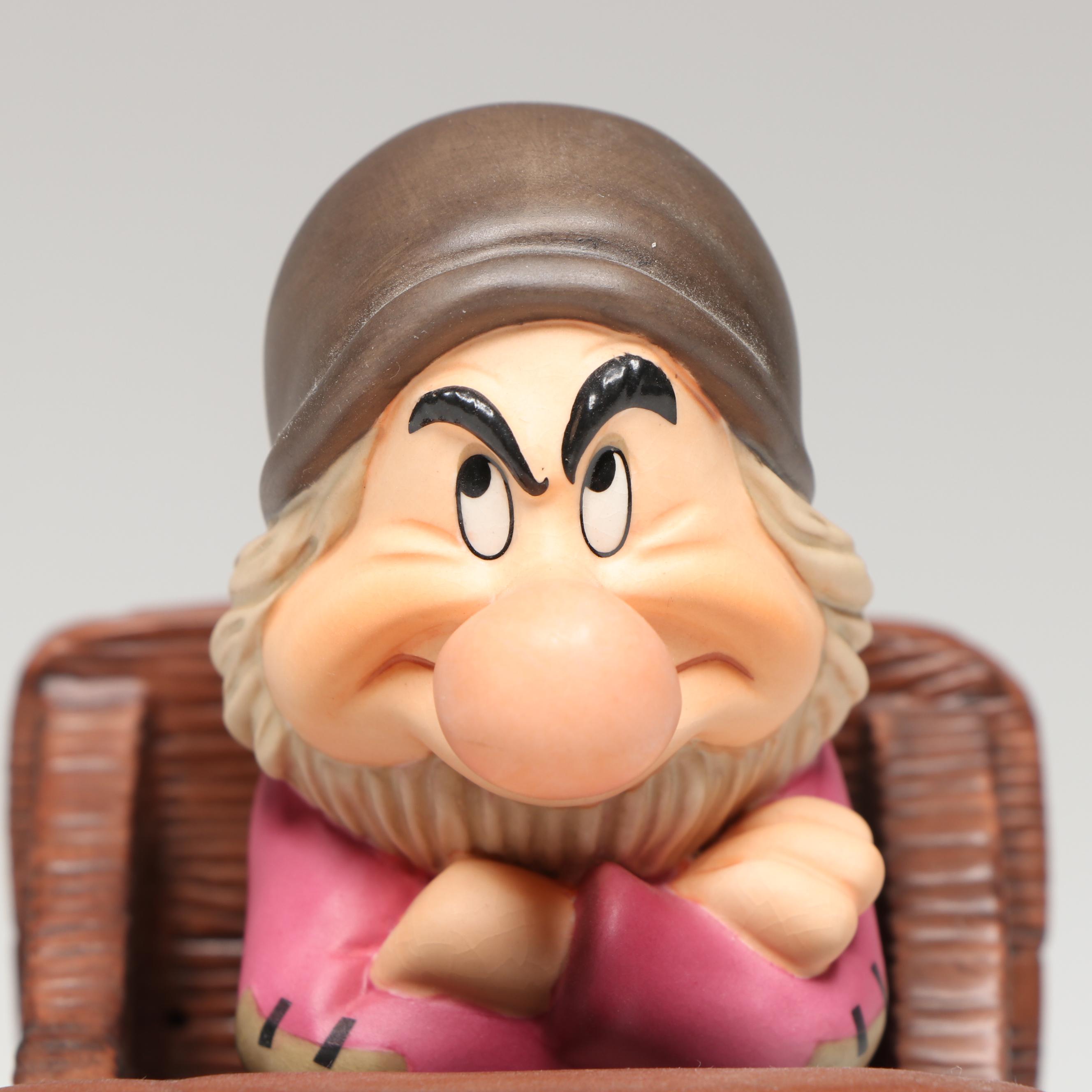 Disney Snow White "Hmph! I Ain't Scared" Fantasyland Porcelain Figurine, 2001