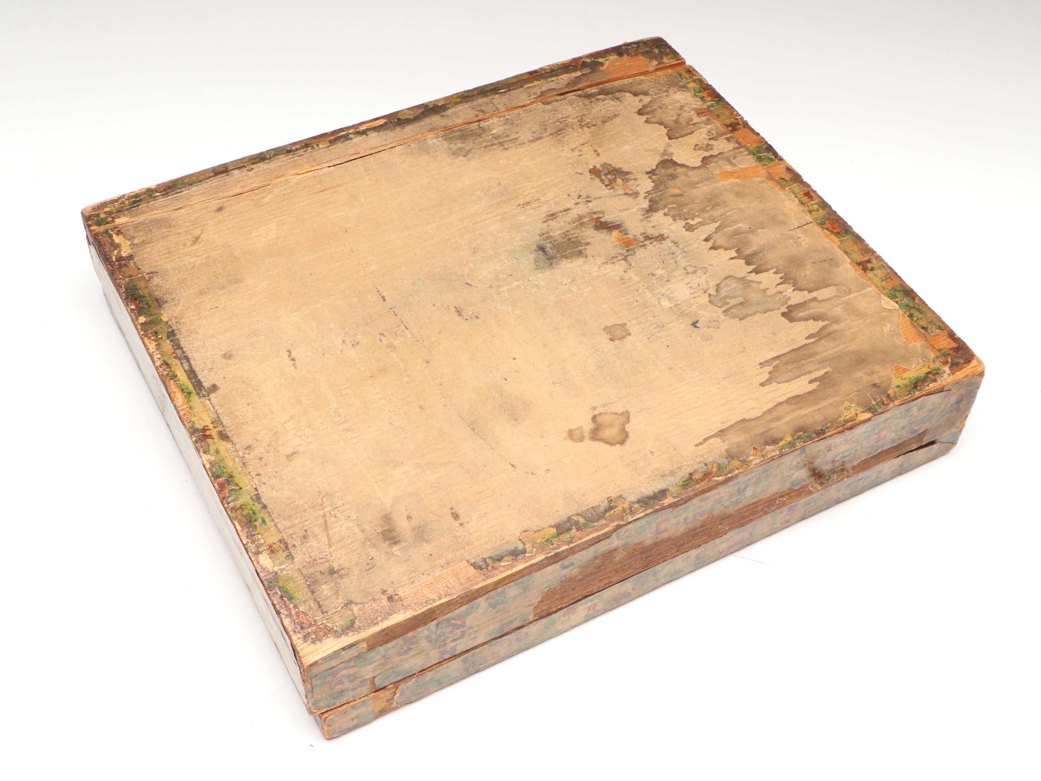 German Pictorial Elephant Children's Block Puzzle Set, Late 19th Century