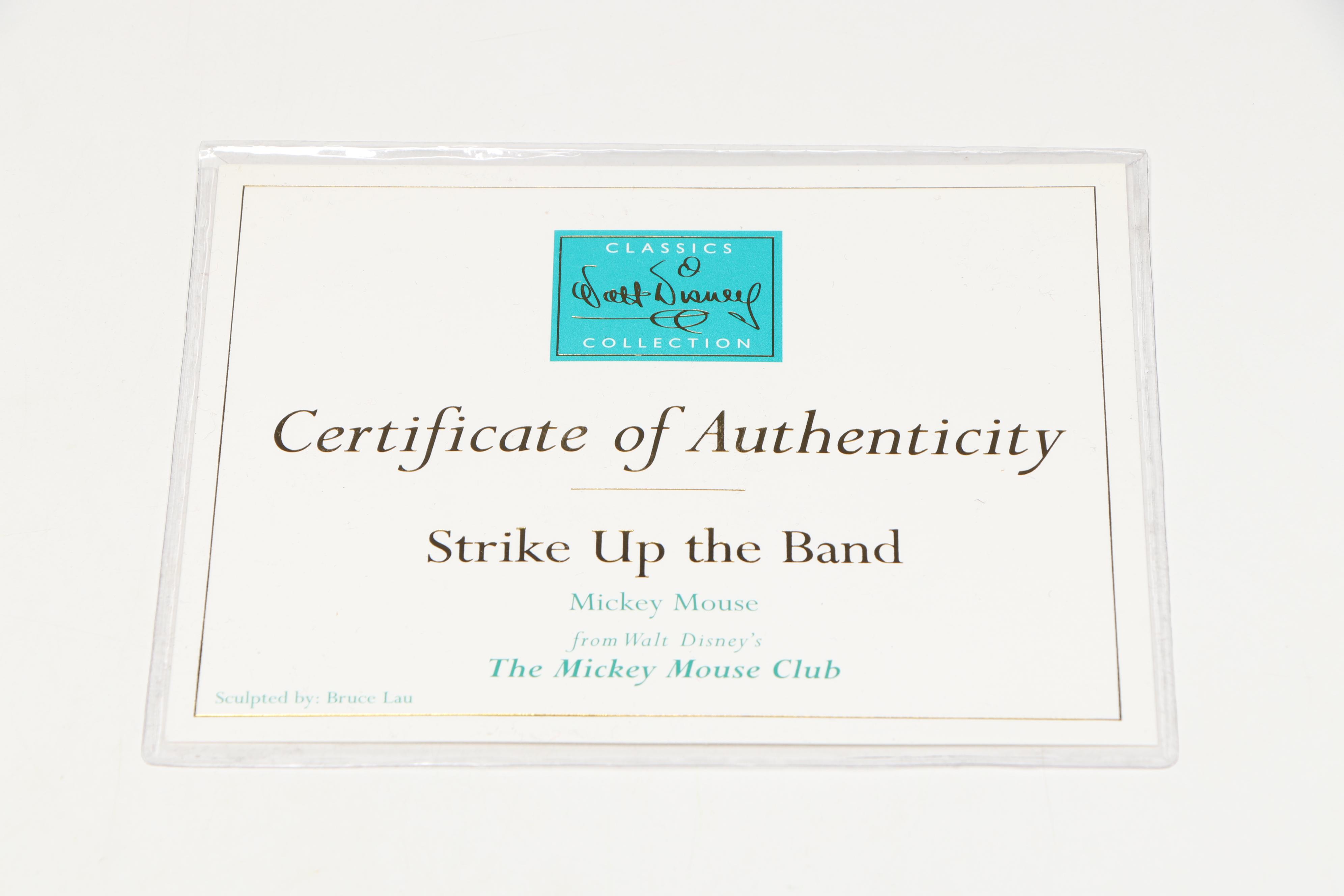 Disney "Strike Up the Band" and "Join the Parade" 50th Anniversary Figurines