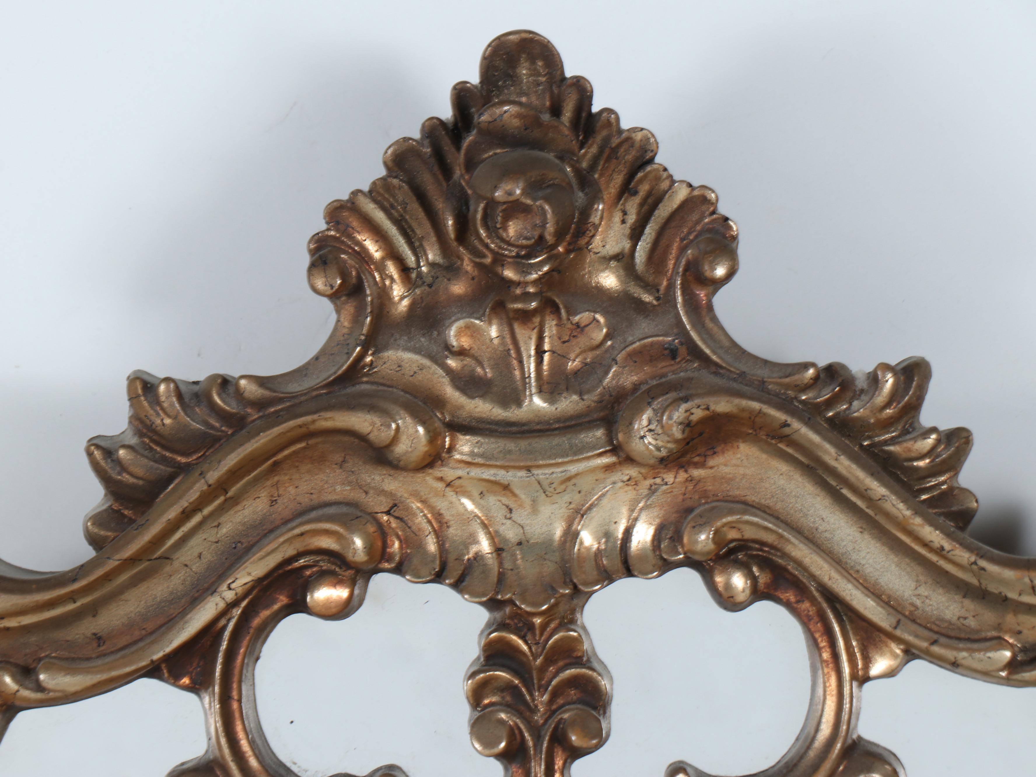 Baroque Style Wood Wall Mirror