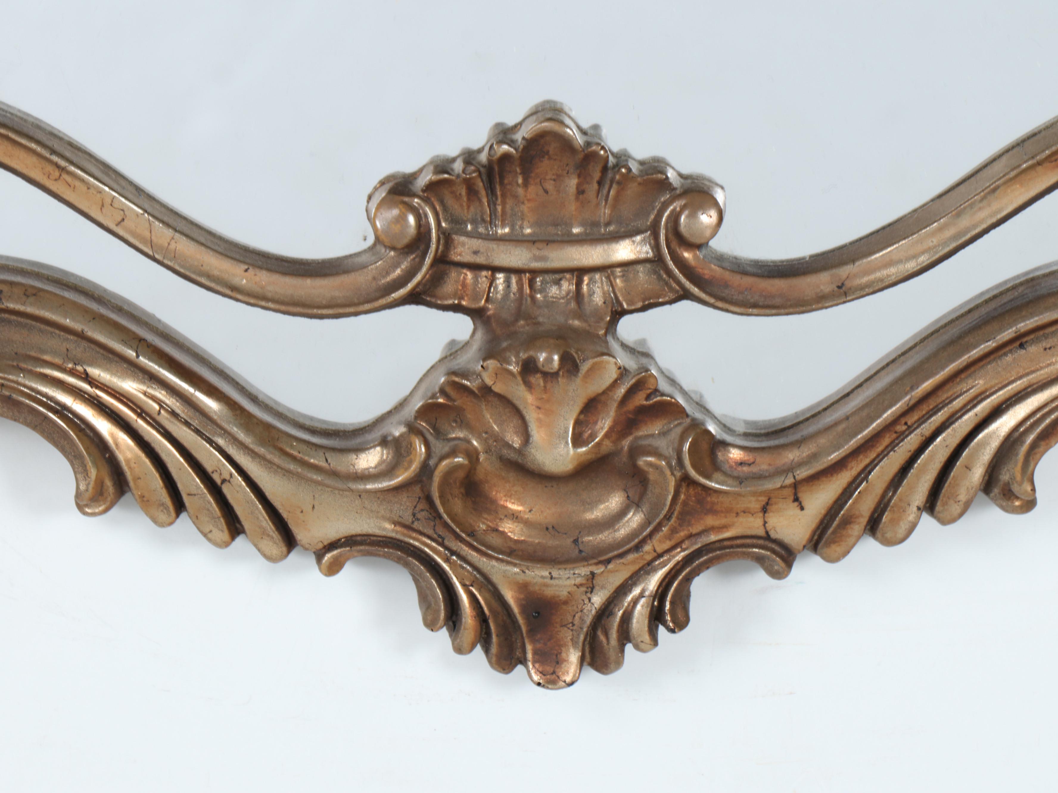 Baroque Style Wood Wall Mirror