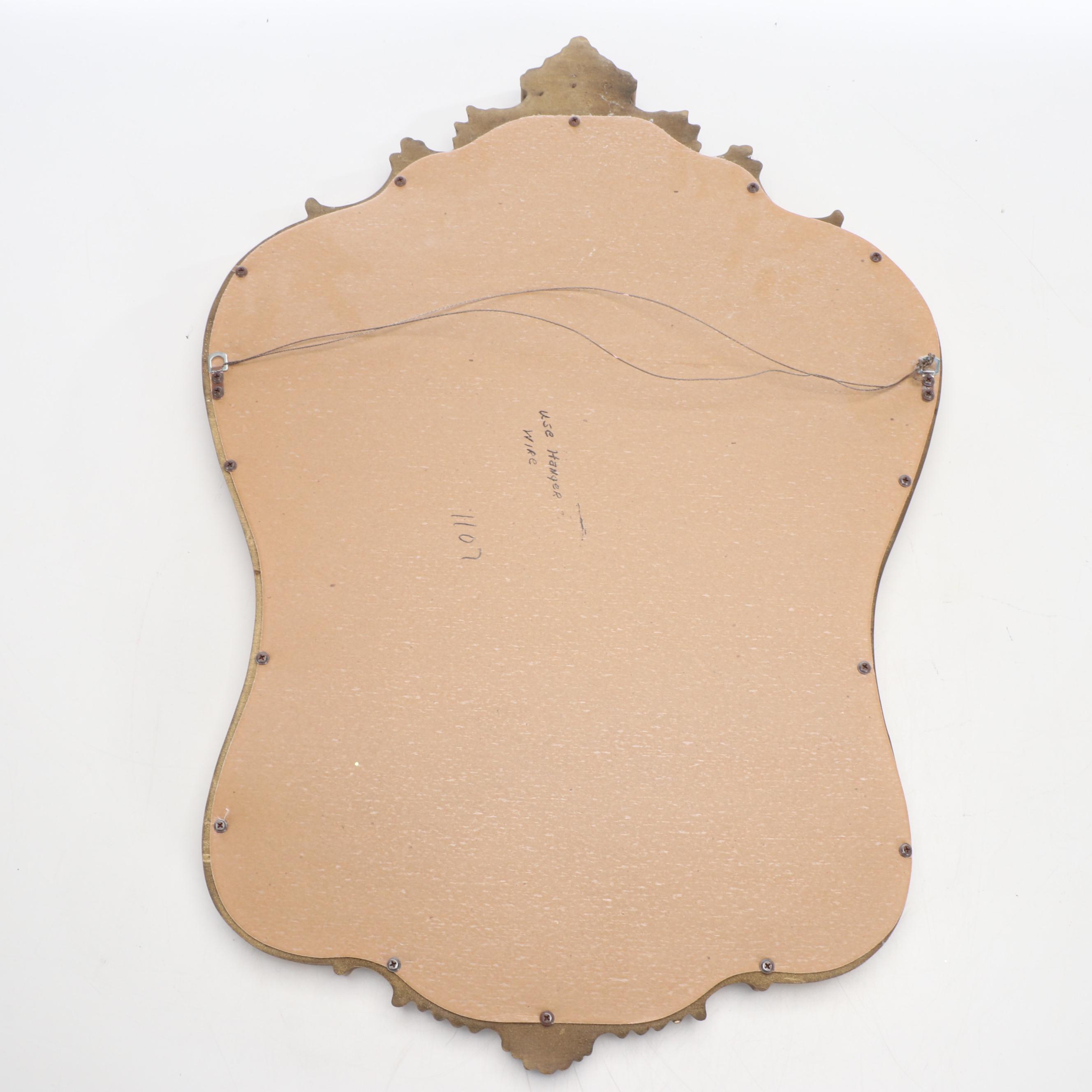 Baroque Style Wood Wall Mirror