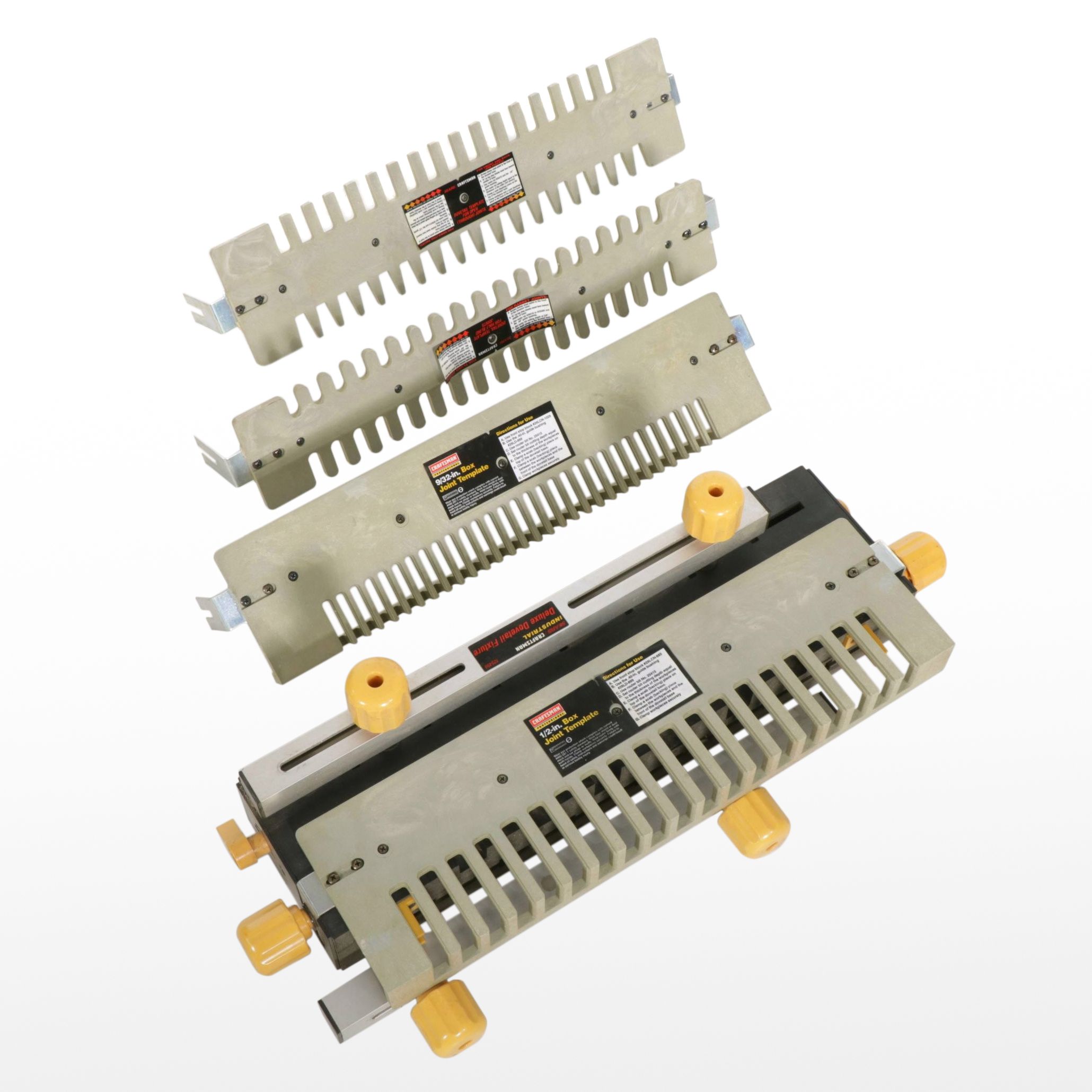 Sears Craftsman Industrial Dovetail Fixture with Box Joint Template Set