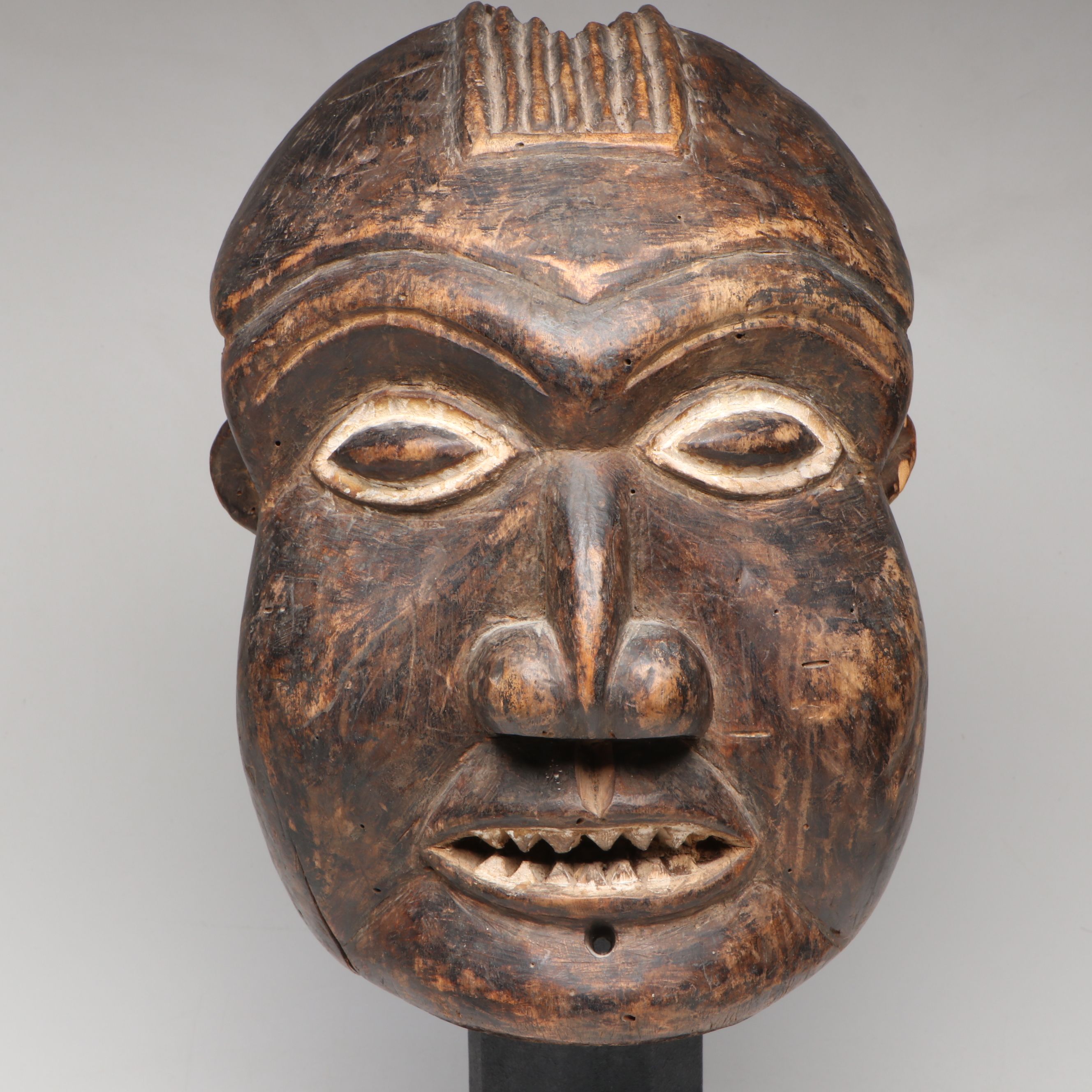 Cameroon Kom Peoples Bamum Helmet Mask