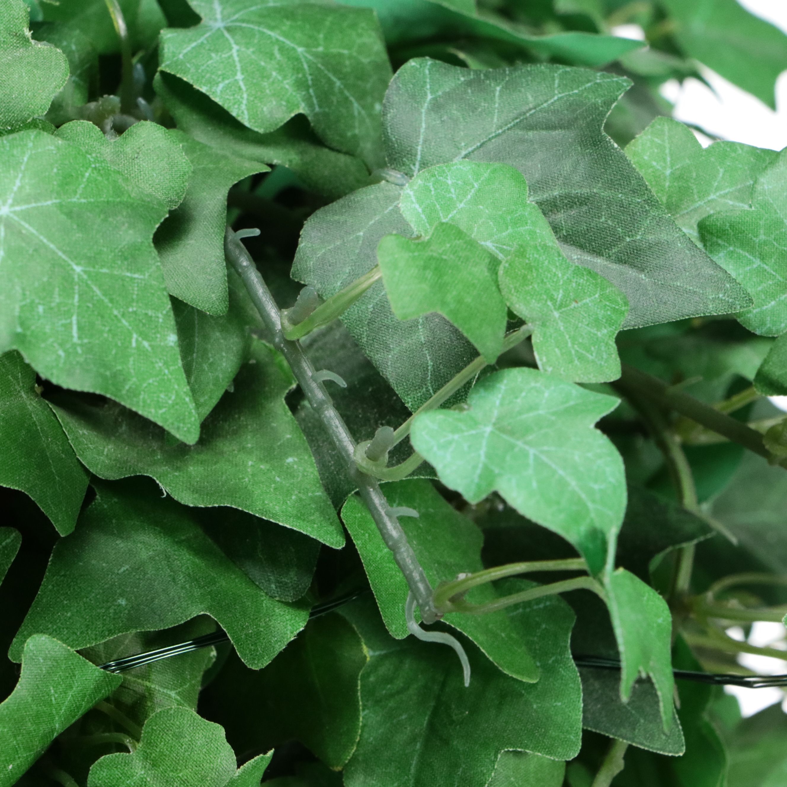 Pair of Artificial Ivy Topiaries in Andrea by Sadek Porcelain Planters