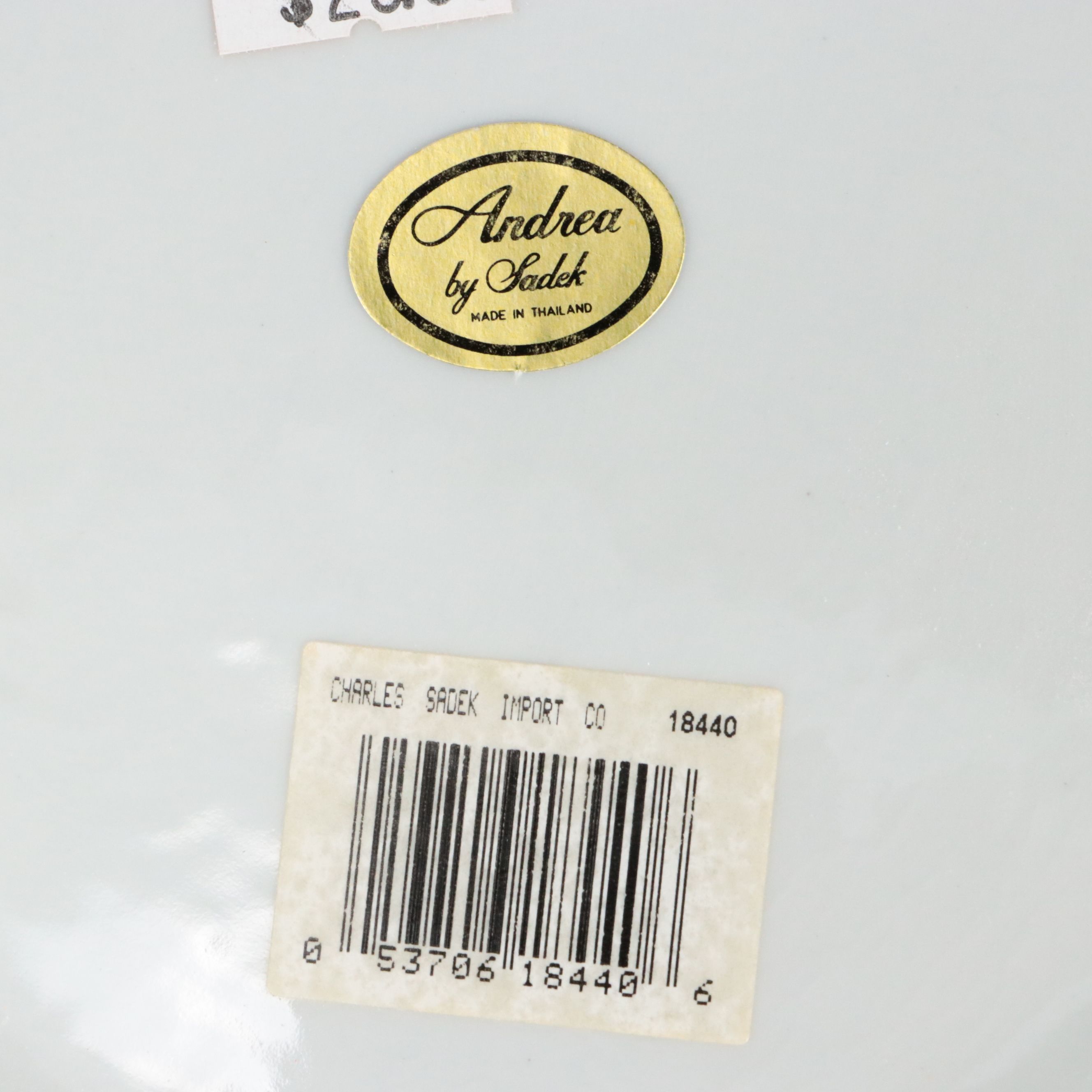 Pair of Artificial Ivy Topiaries in Andrea by Sadek Porcelain Planters