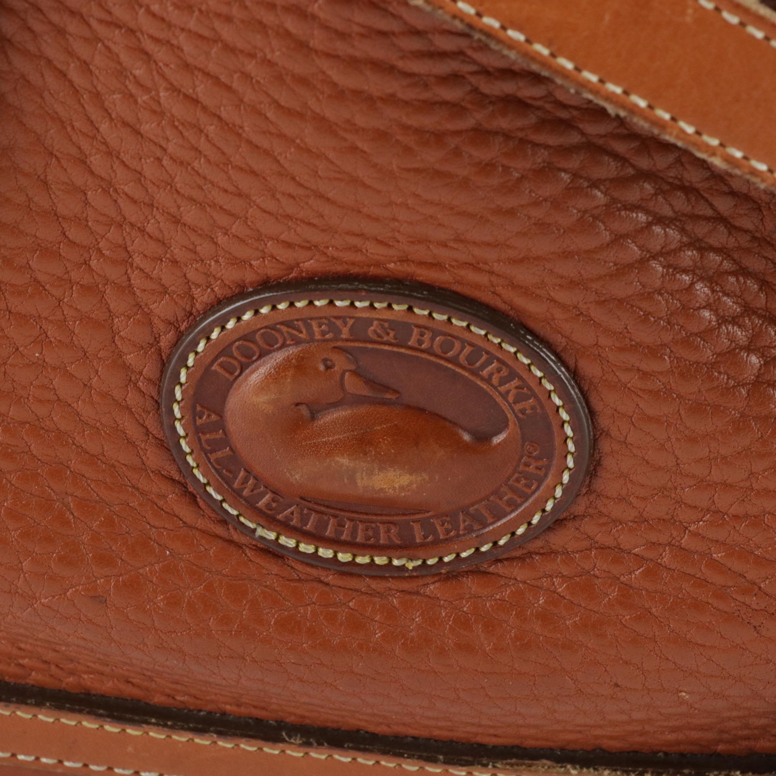 Dooney & Bourke AWL British Tan R03 Doctor Bag and R729 Taupe Satchel, USA