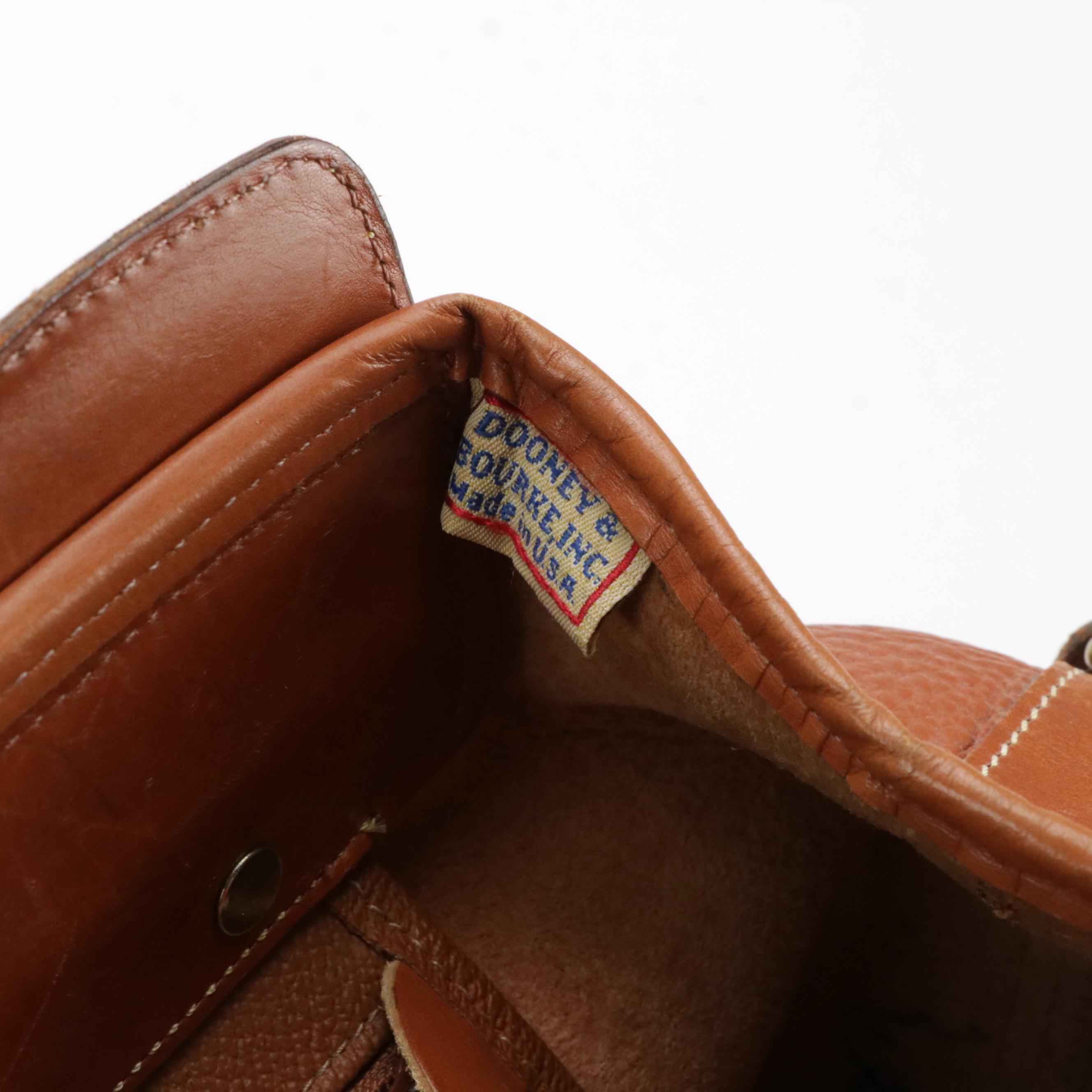 Dooney & Bourke AWL British Tan R03 Doctor Bag and R729 Taupe Satchel, USA