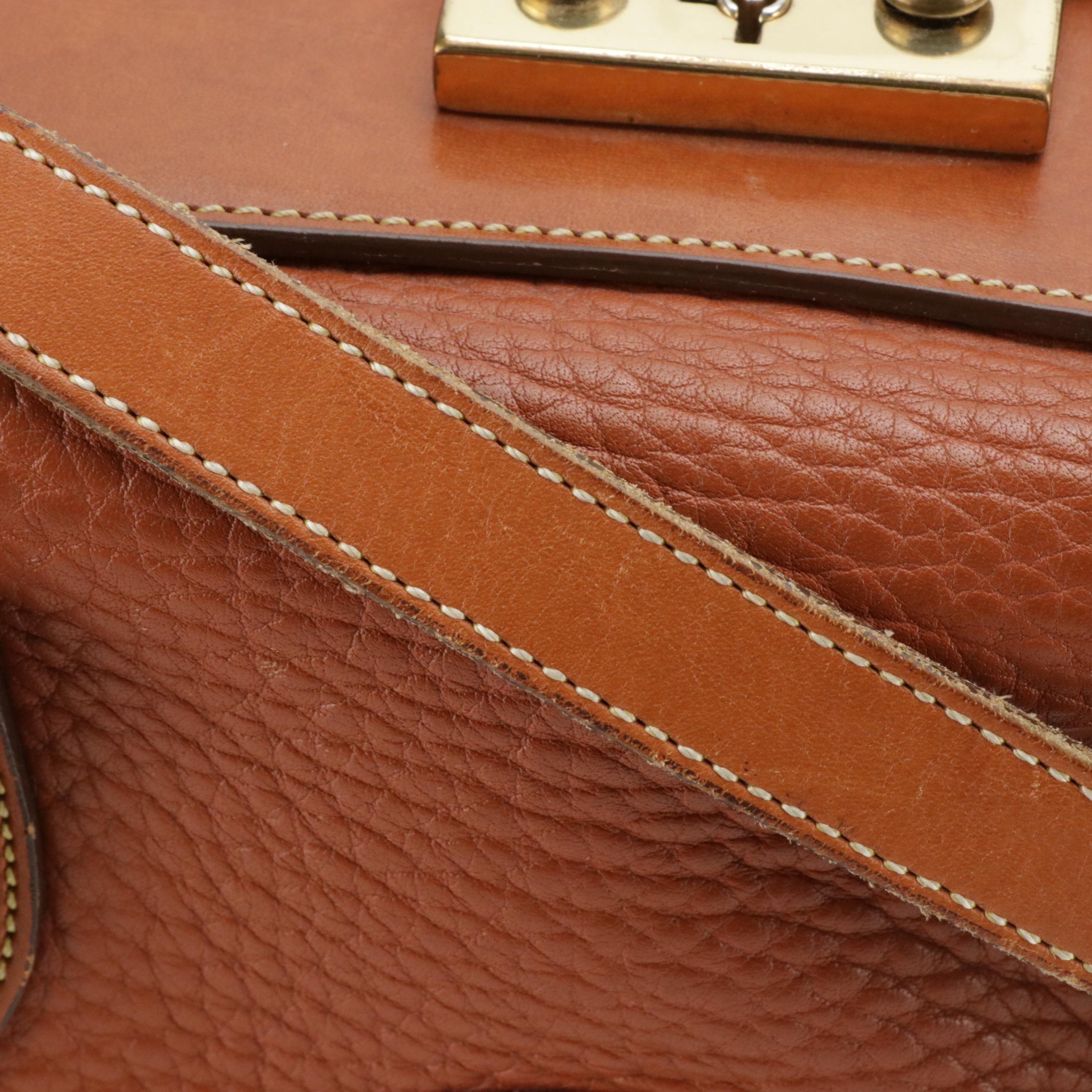 Dooney & Bourke AWL British Tan R03 Doctor Bag and R729 Taupe Satchel, USA