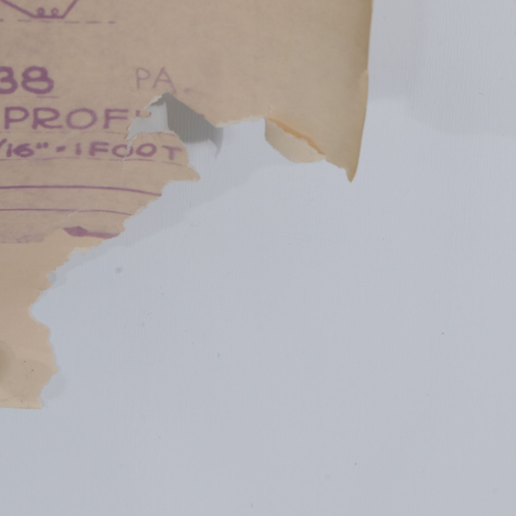 The Floating Drydock BB-38 Ship's Blueprint of Inboard & Outboard Profiles