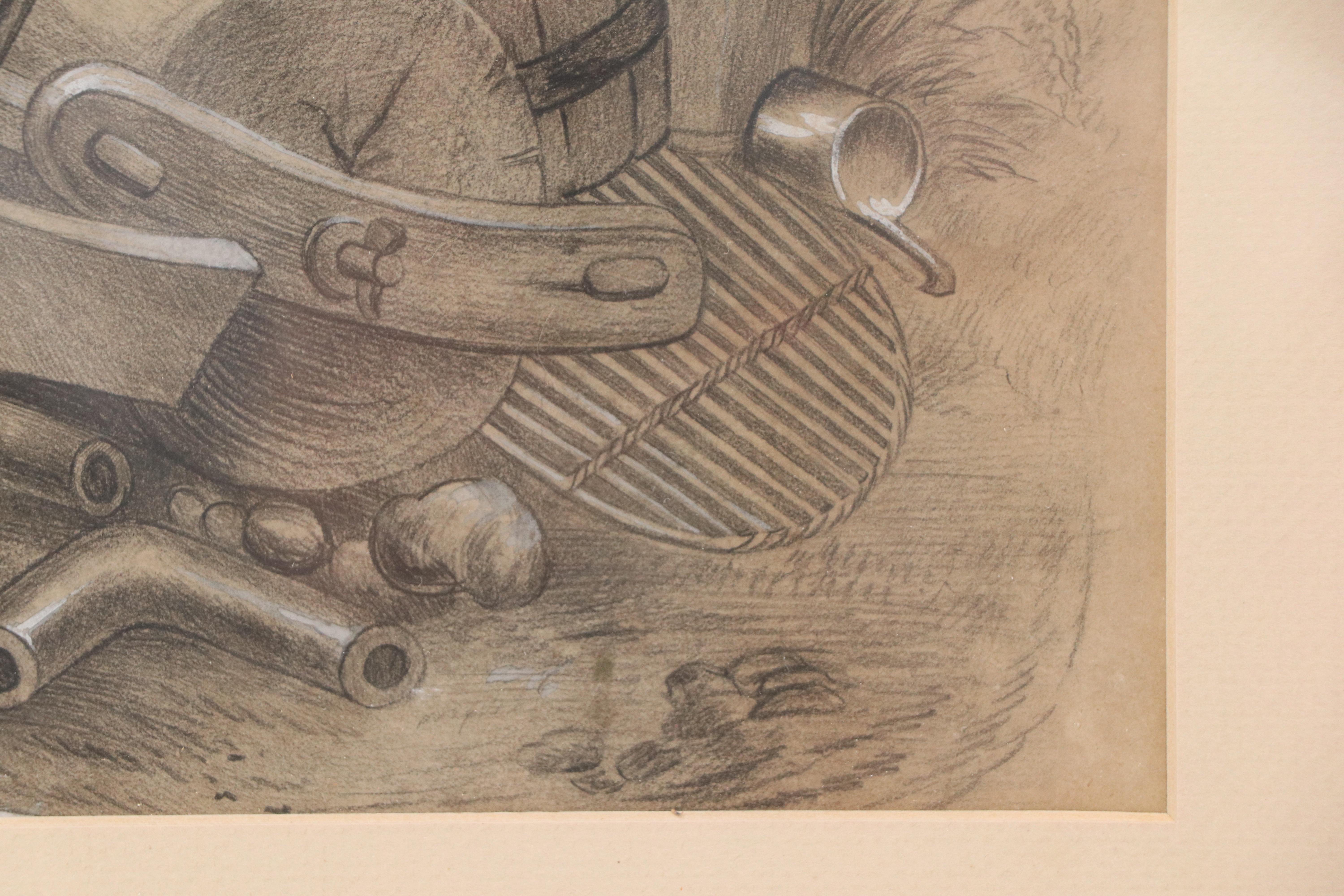 French School Drawing After Victor Vincent Adam "Trophées Agriculture"