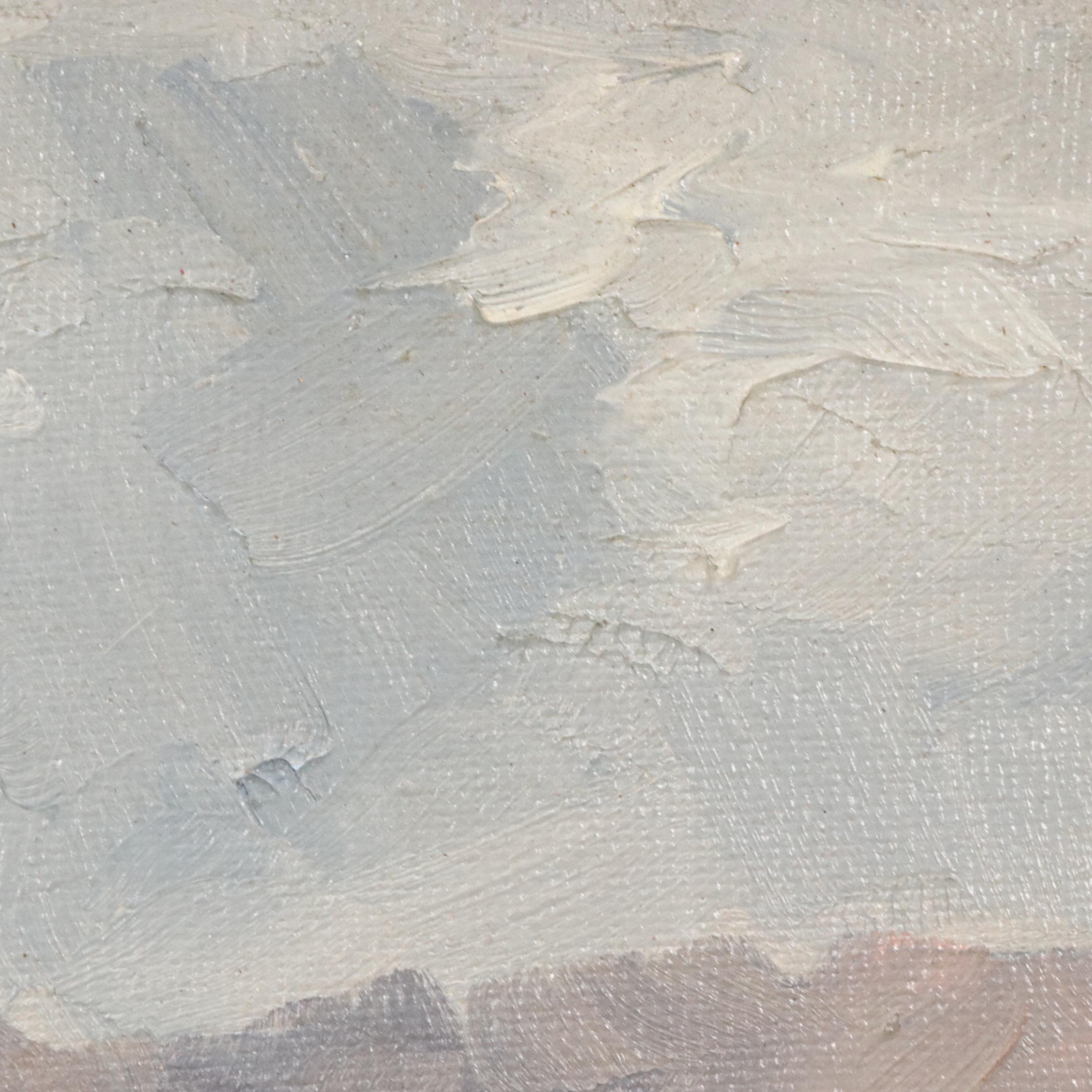 Claude Curry Bohm Oil Painting "October in the Smokies," Late 20th Century