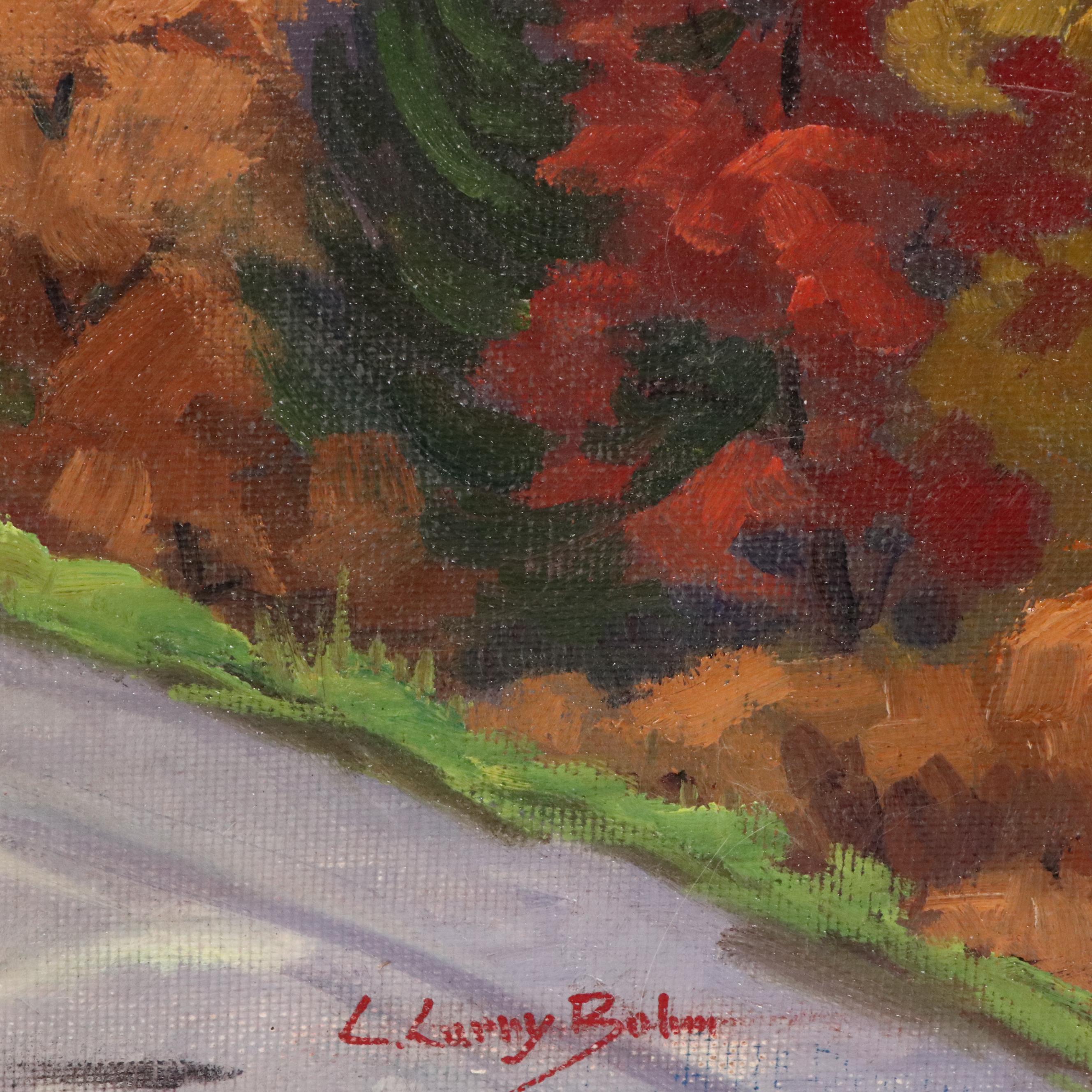 Claude Curry Bohm Oil Painting "October in the Smokies," Late 20th Century