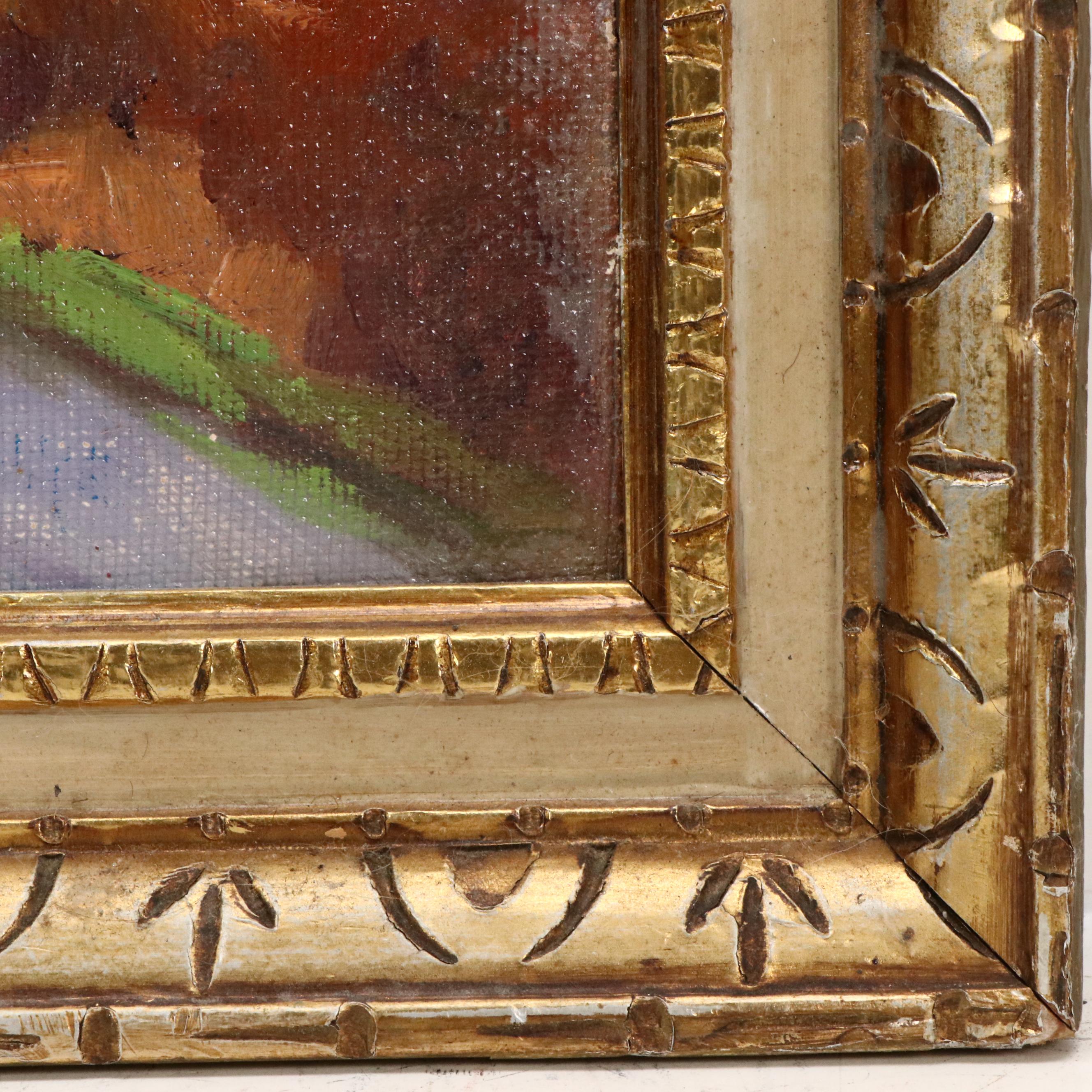 Claude Curry Bohm Oil Painting "October in the Smokies," Late 20th Century