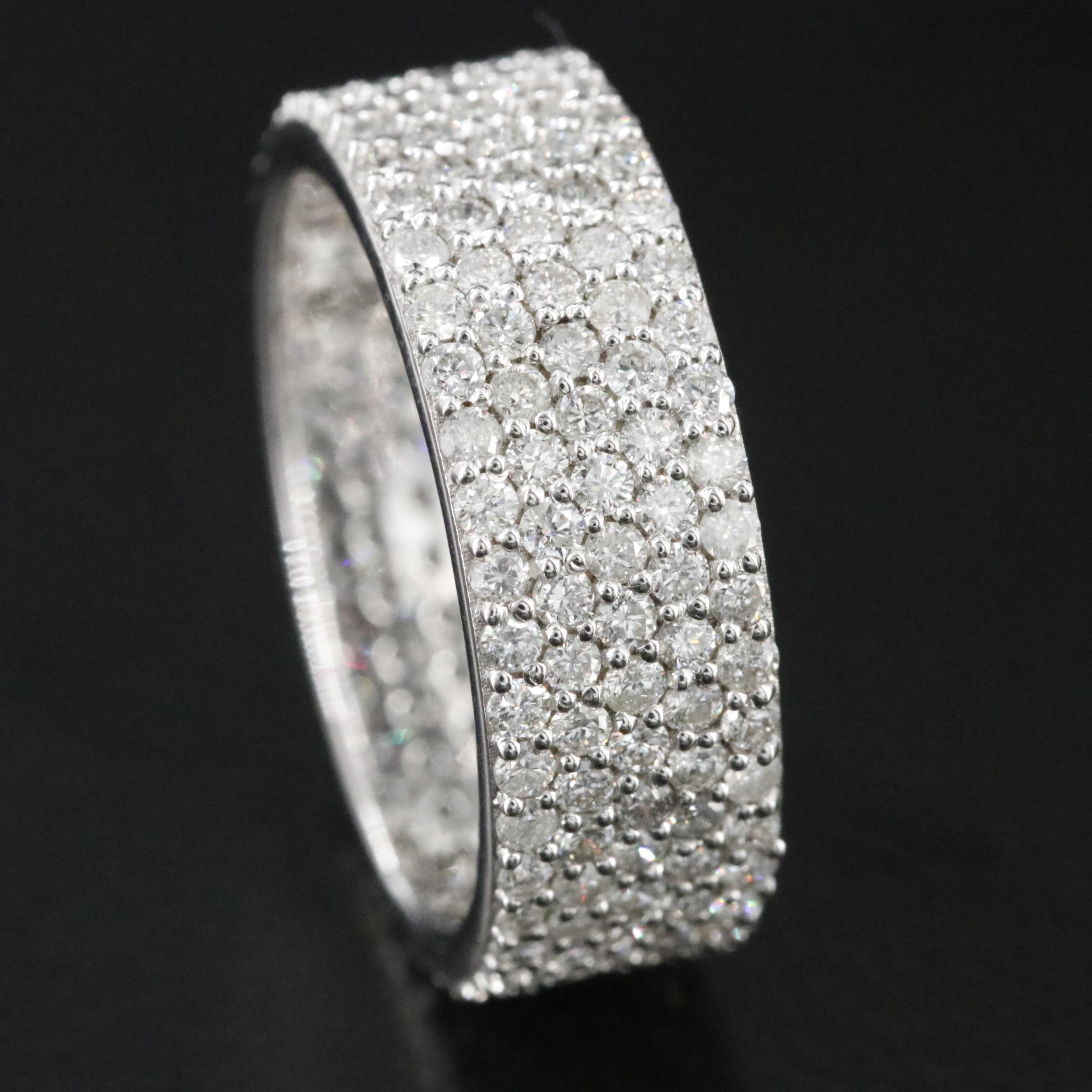 14K 2.03 CTW Diamond Eternity Band