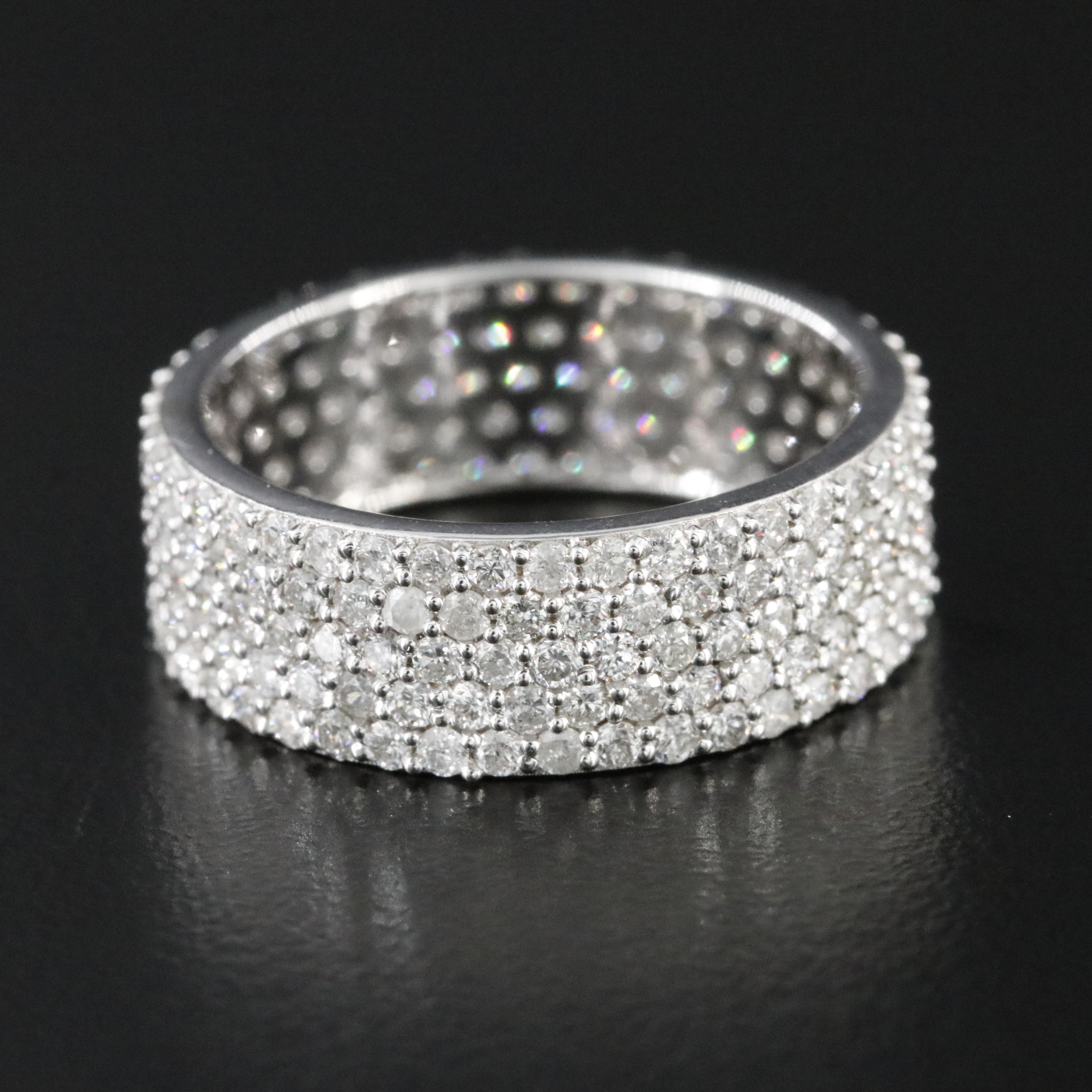 14K 2.03 CTW Diamond Eternity Band