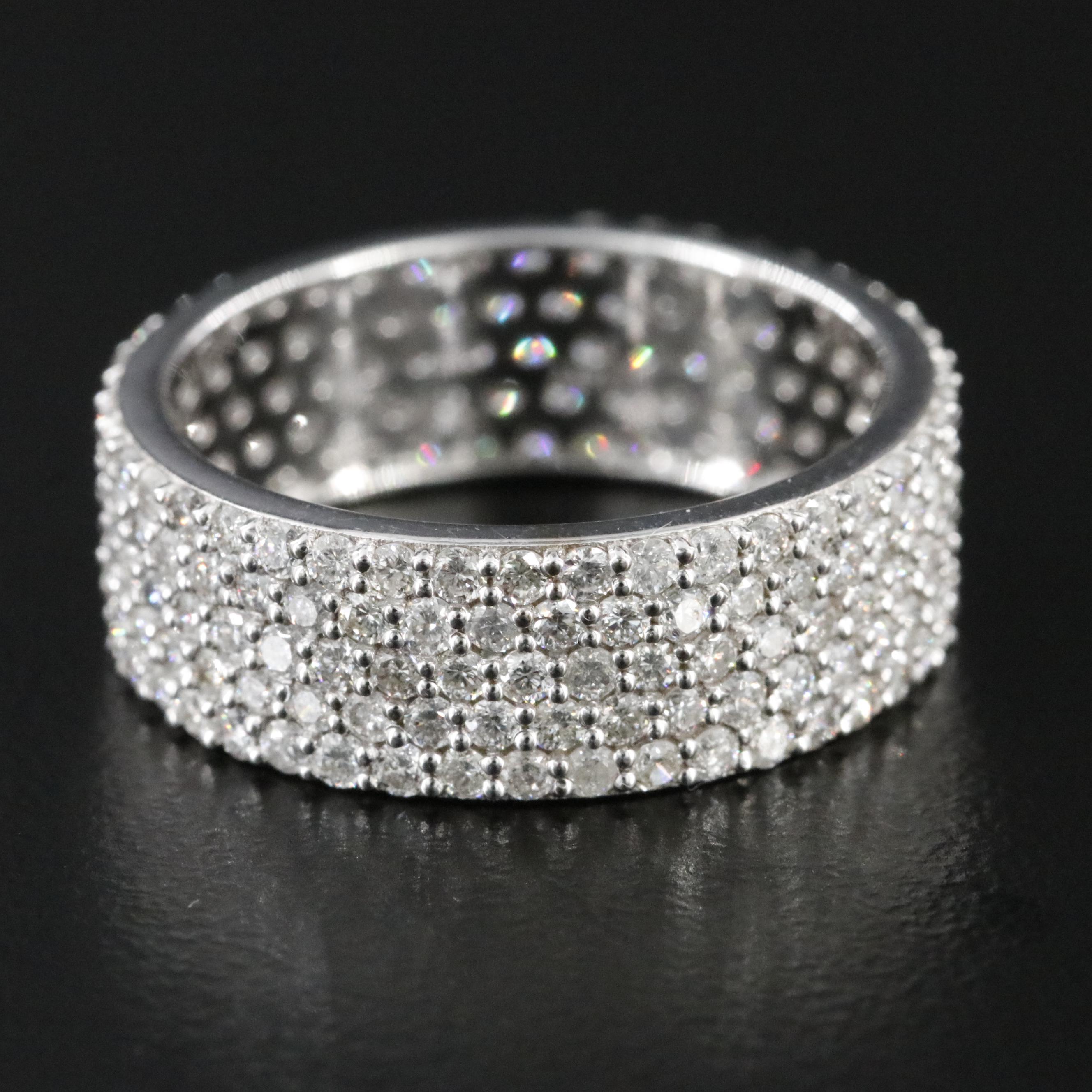 14K 2.03 CTW Diamond Eternity Band