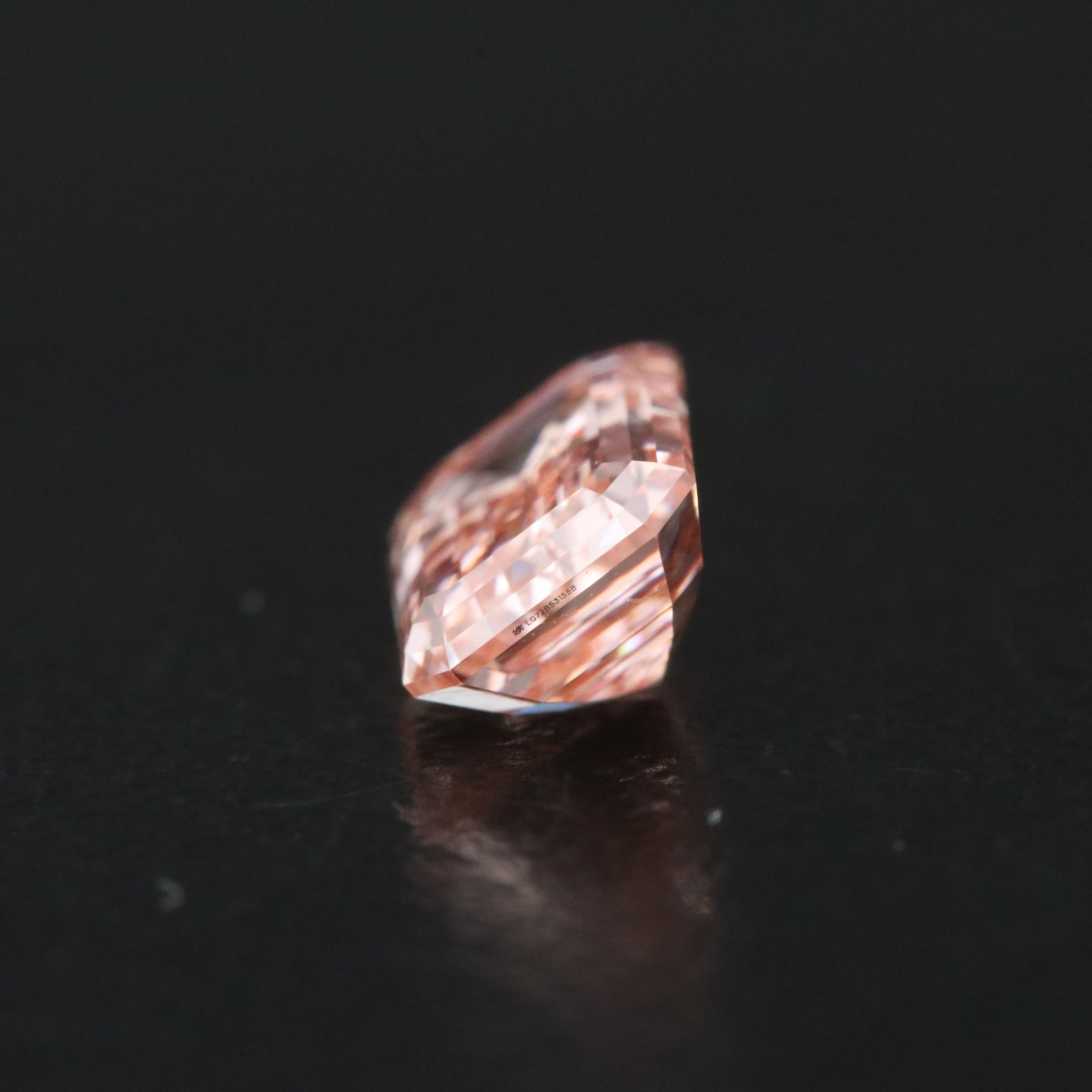 Loose 1.01 CT Lab Grown Fancy Pink Diamond with IGI Report