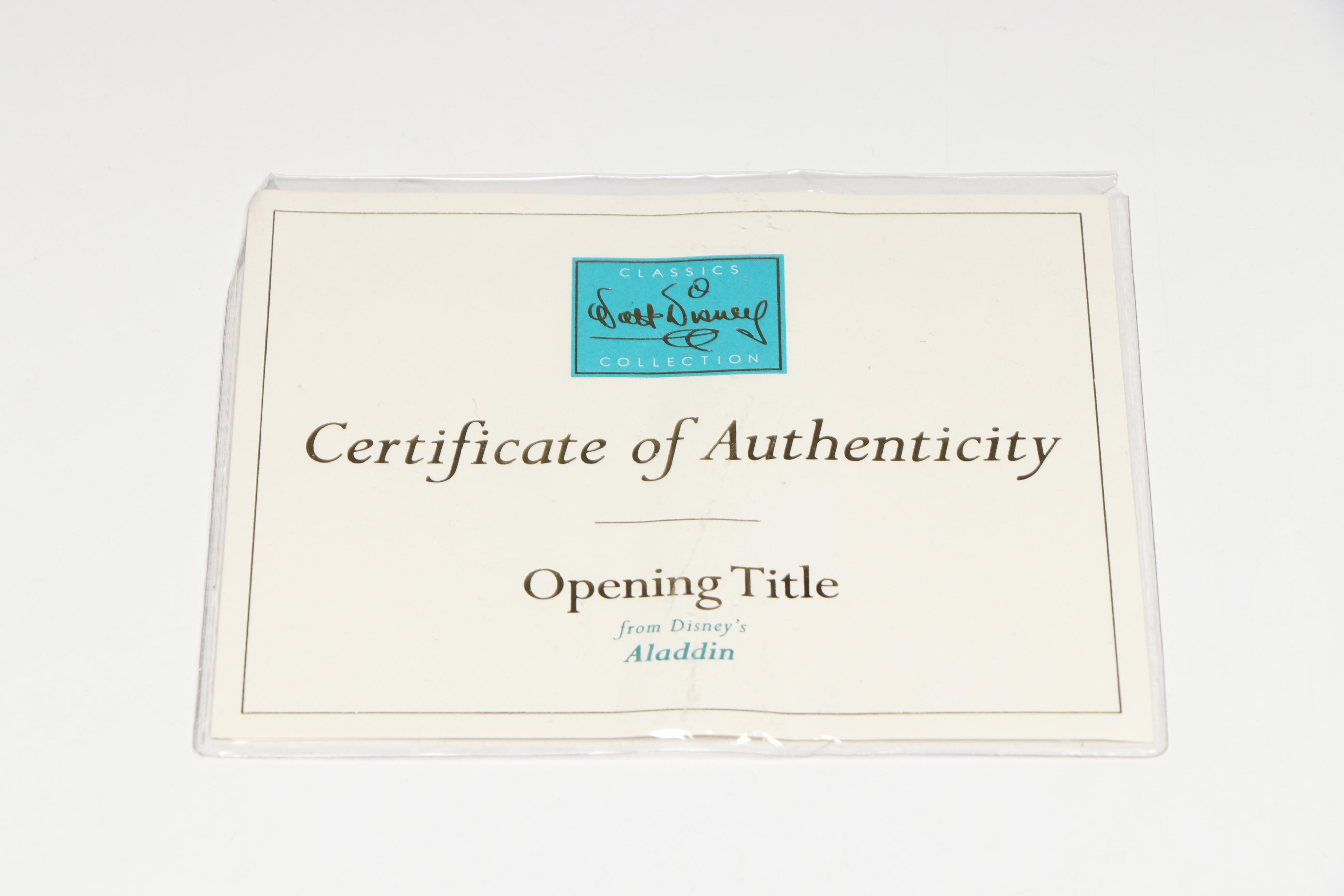 Disney Aladdin "Villainous Vizier" Limited Edition Porcelain Figurine, 2006