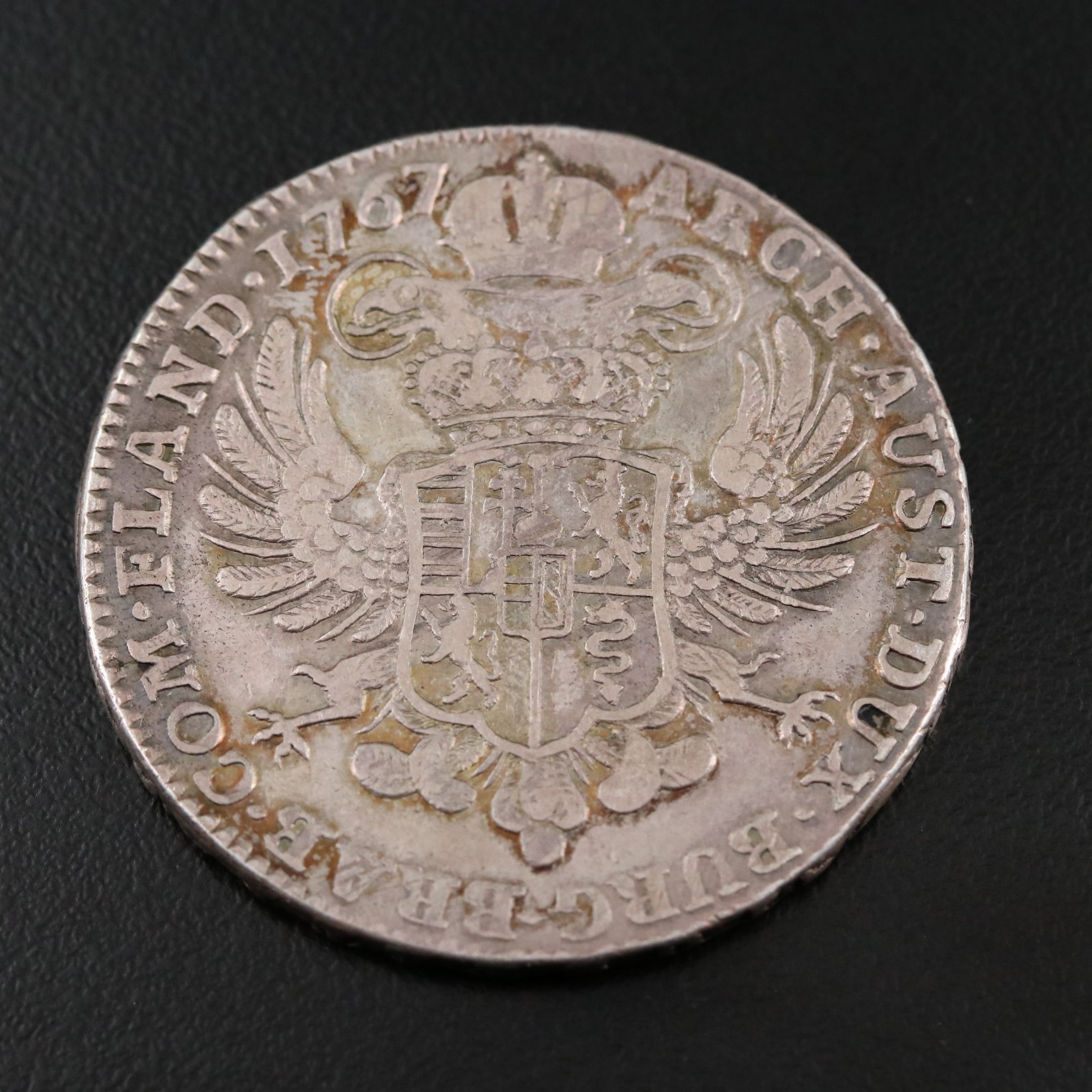 1767 Austrian Netherlands Kronenthaler, Struck for Maria Theresa