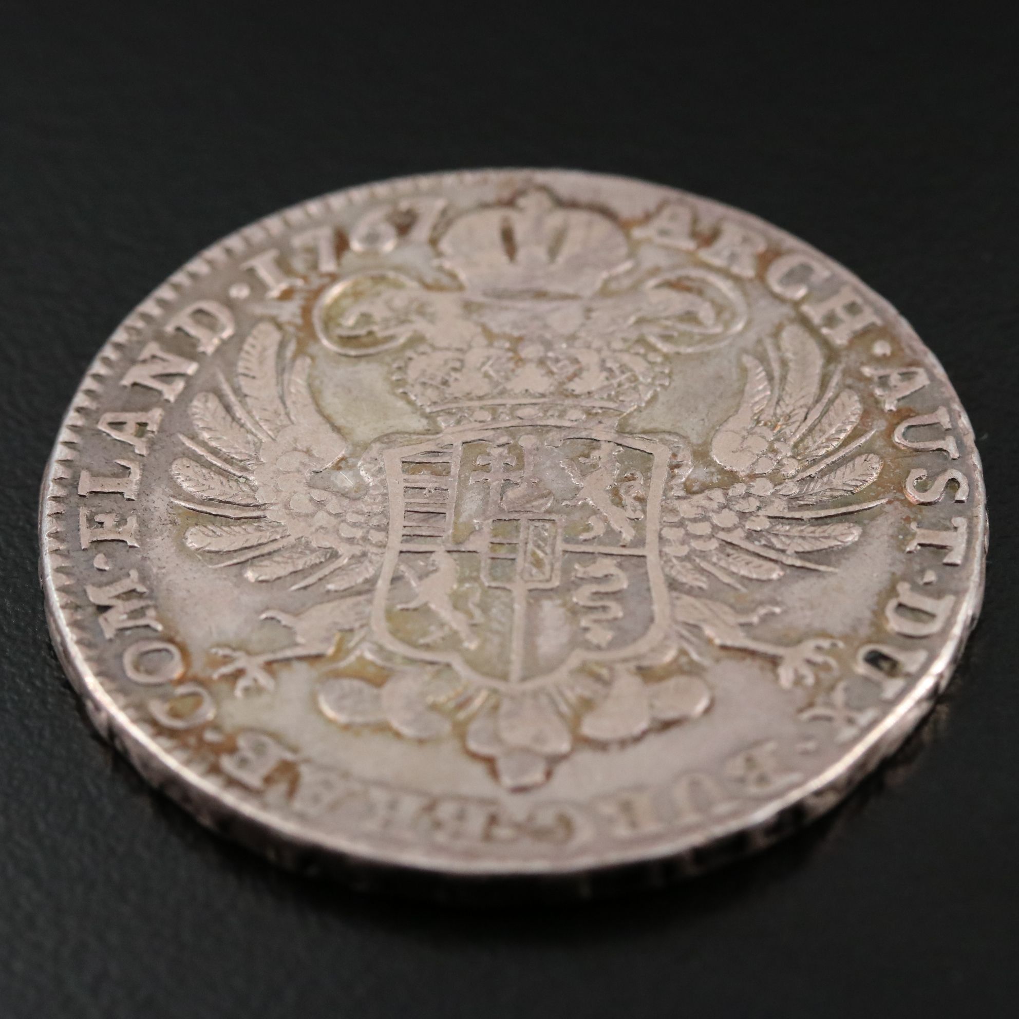 1767 Austrian Netherlands Kronenthaler, Struck for Maria Theresa