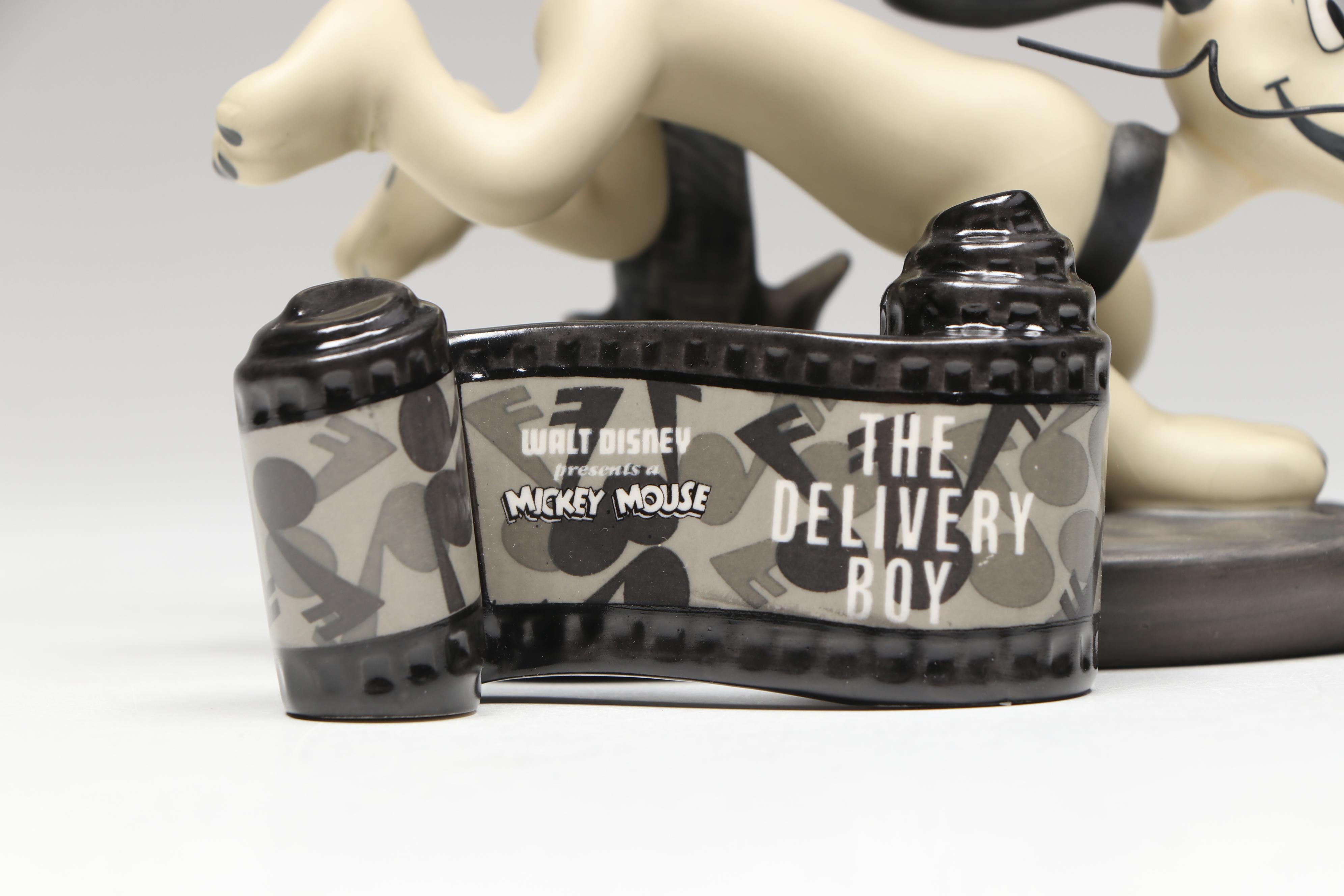 Dinsey The Delivery Boy "Dynamite Dog" Porcelain Figurine, 1993-1997