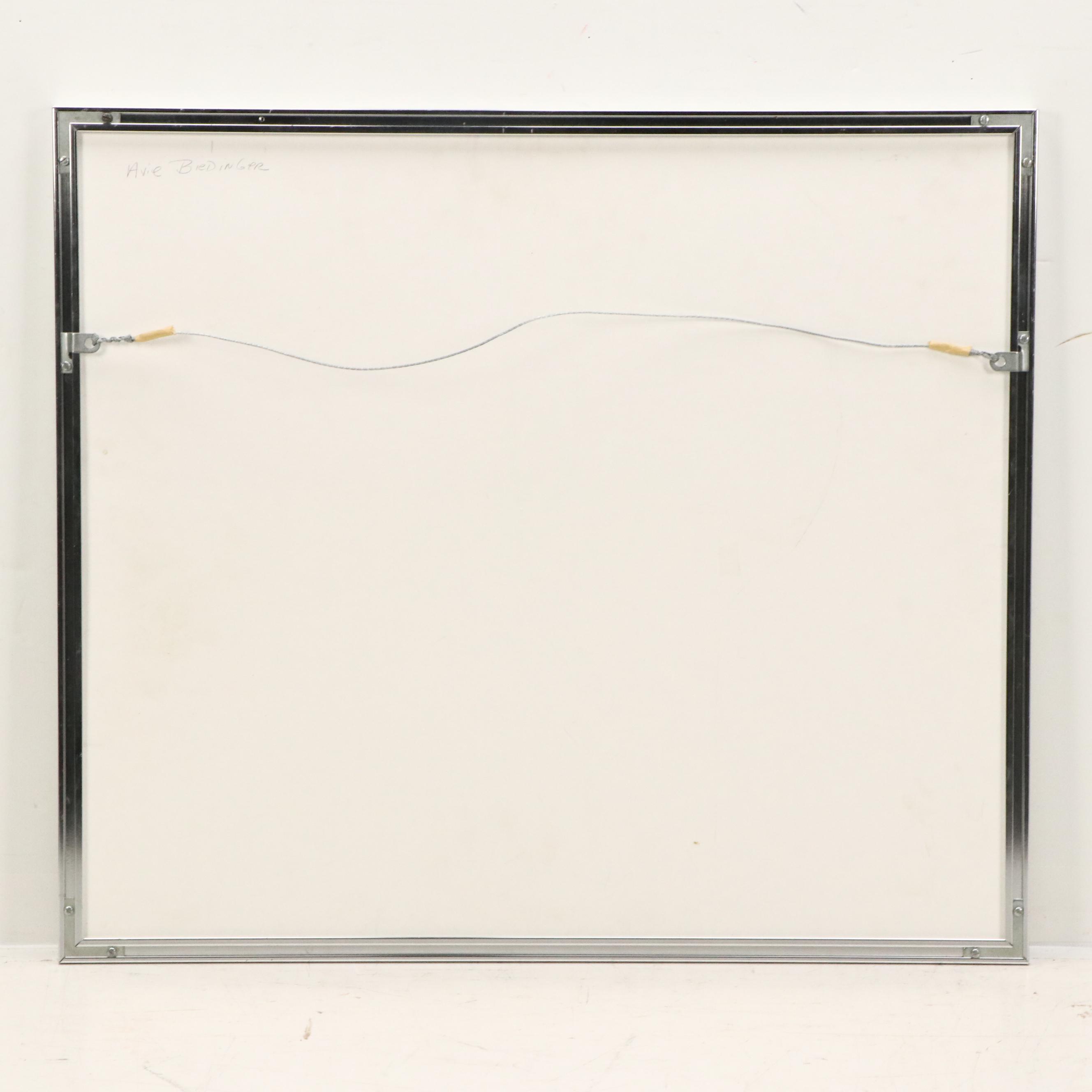 Avie Biedinger Abstract Watercolor Composition, Late 20th Century