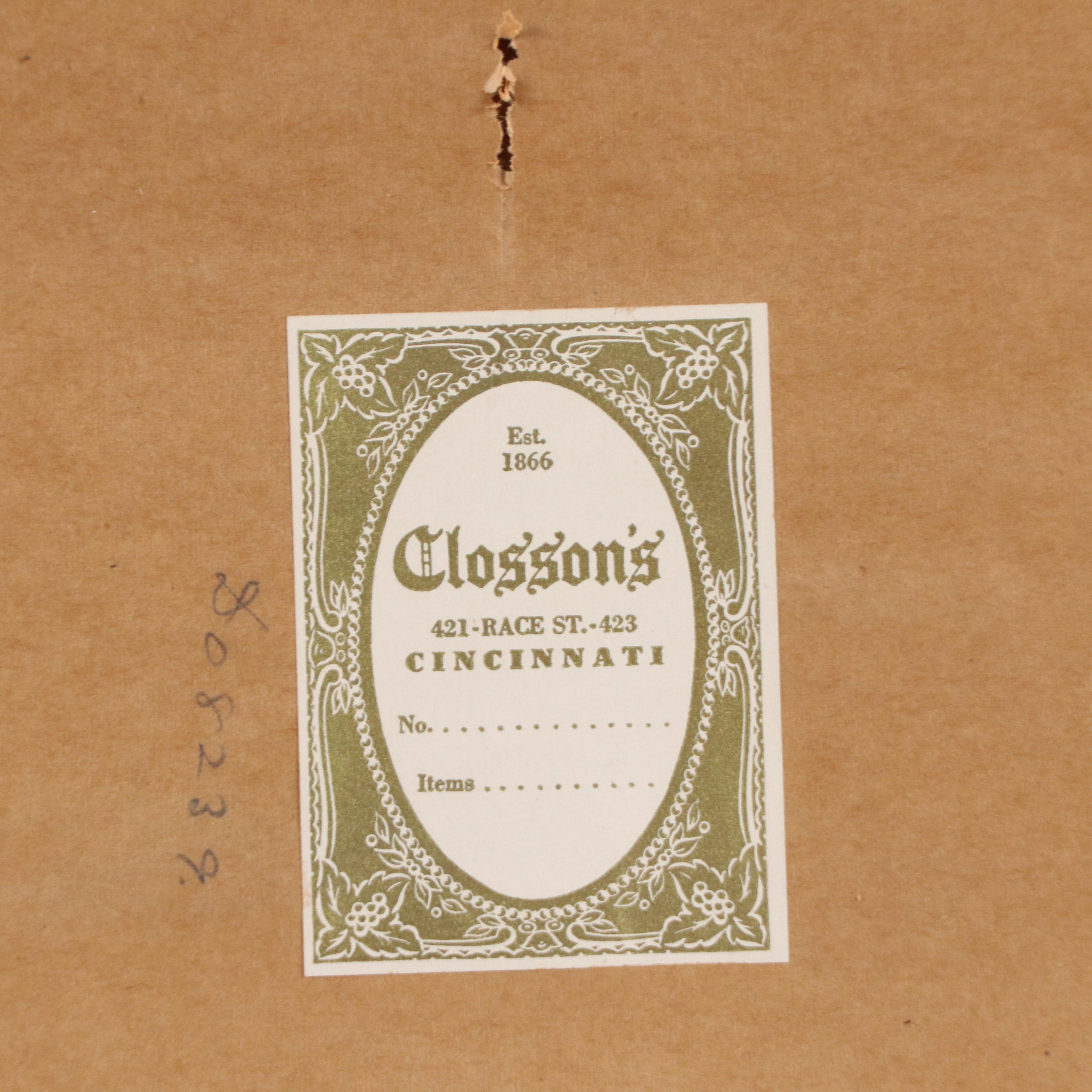 Glen Tracy Gouache Painting of Circus Scene with Horse, 1950