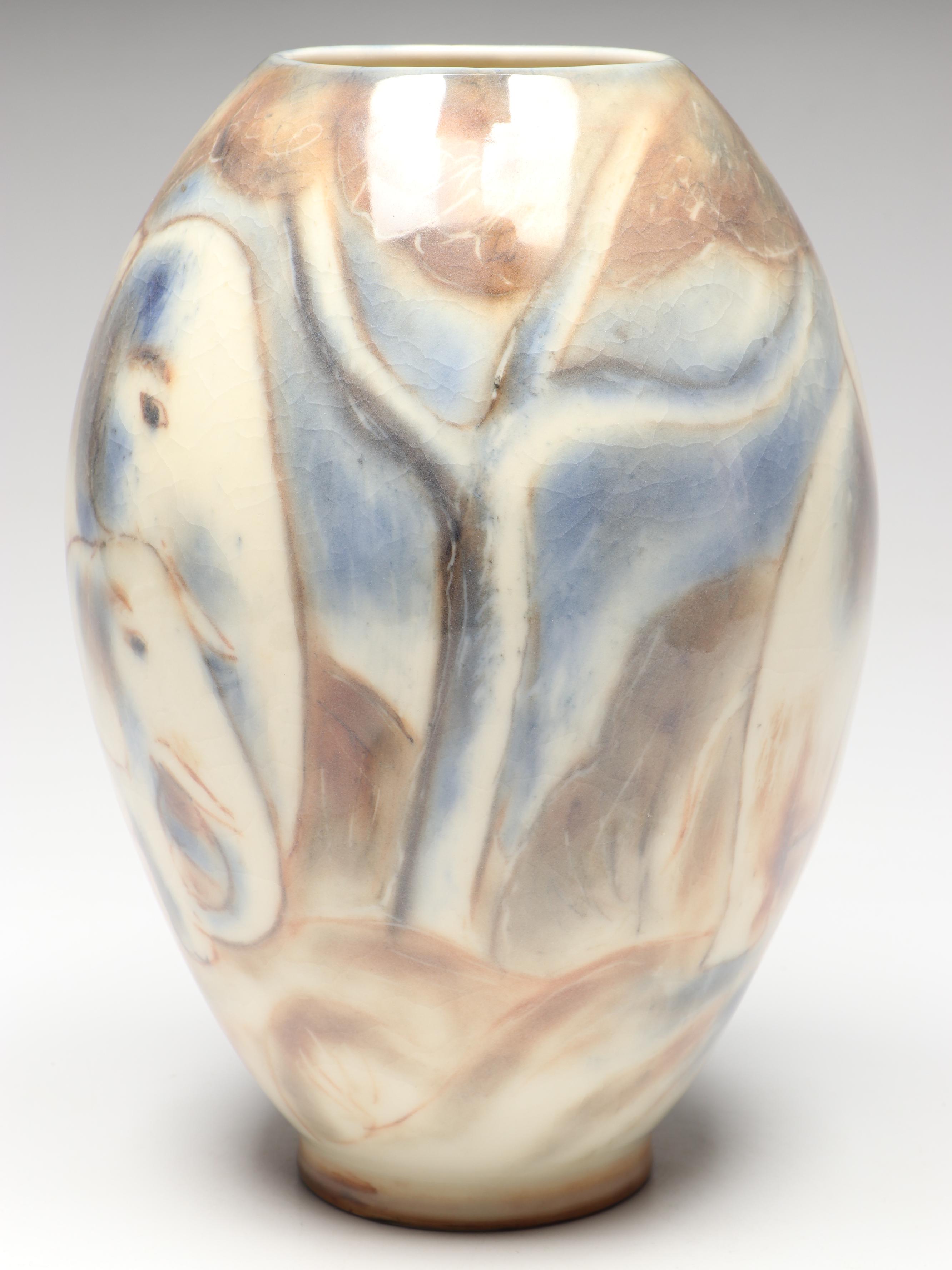 Jens Jensen for Rookwood Pottery Elephant Vase, 1948