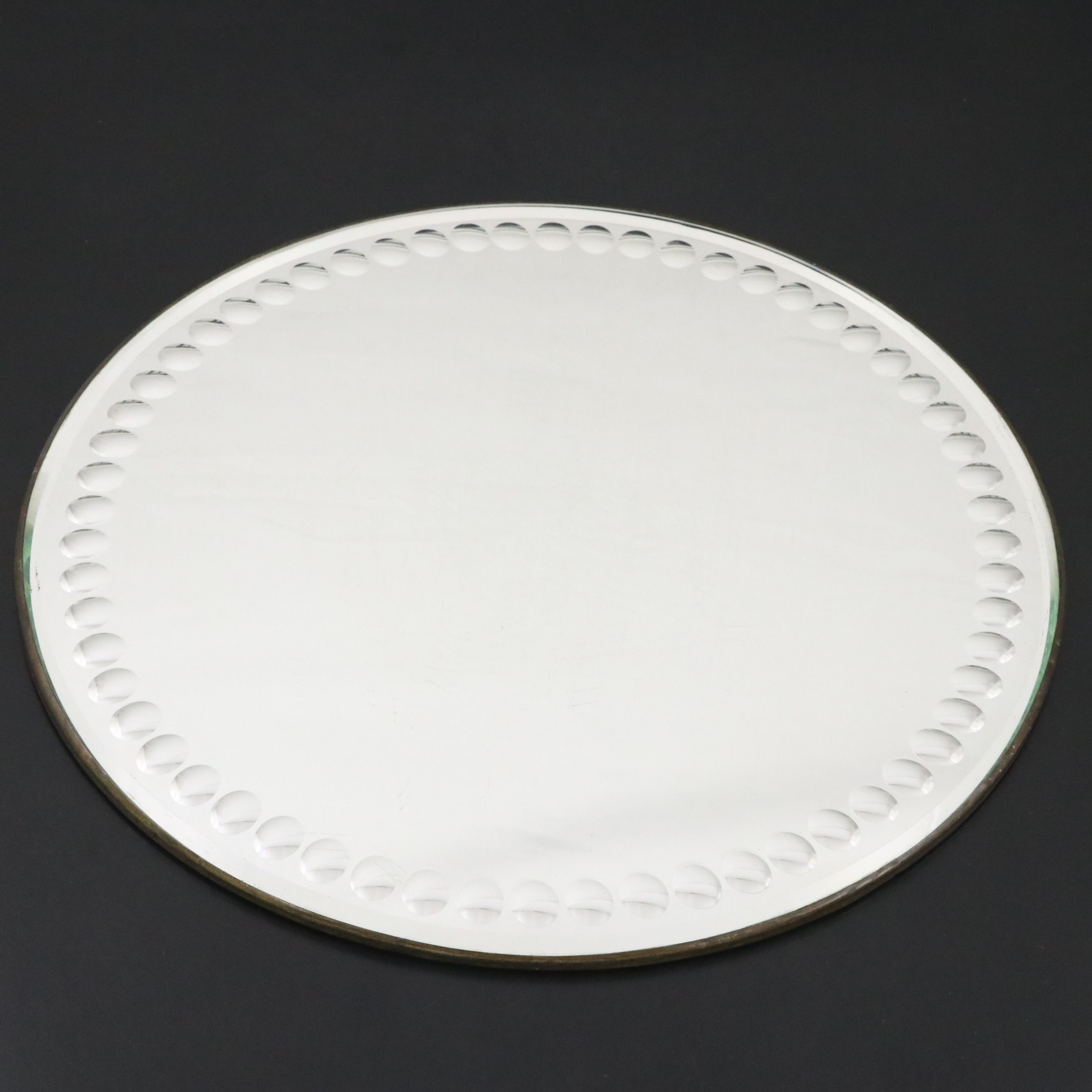 Two's Company Patterned Round Wall Mirrors