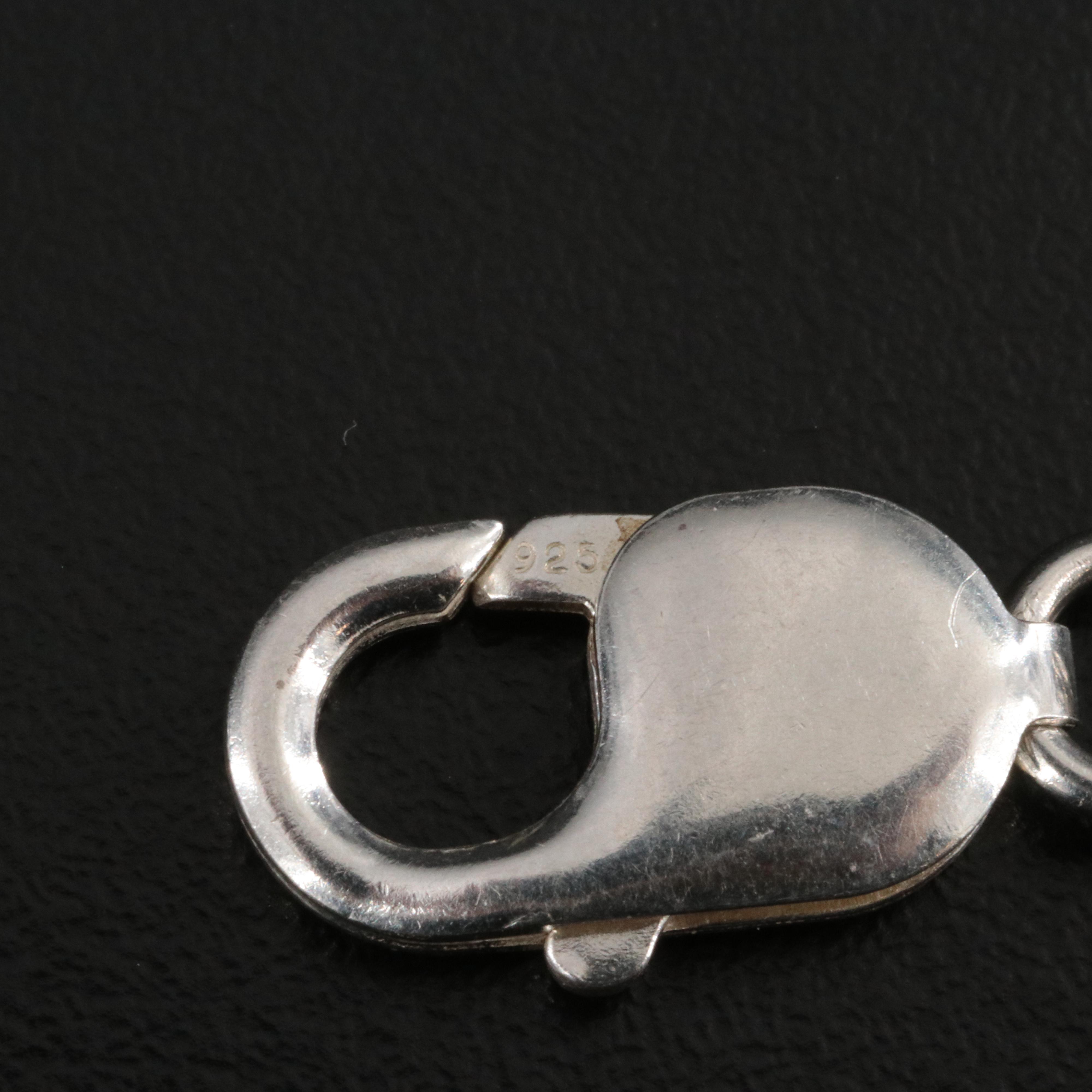 Sterling Bear Link Bracelet